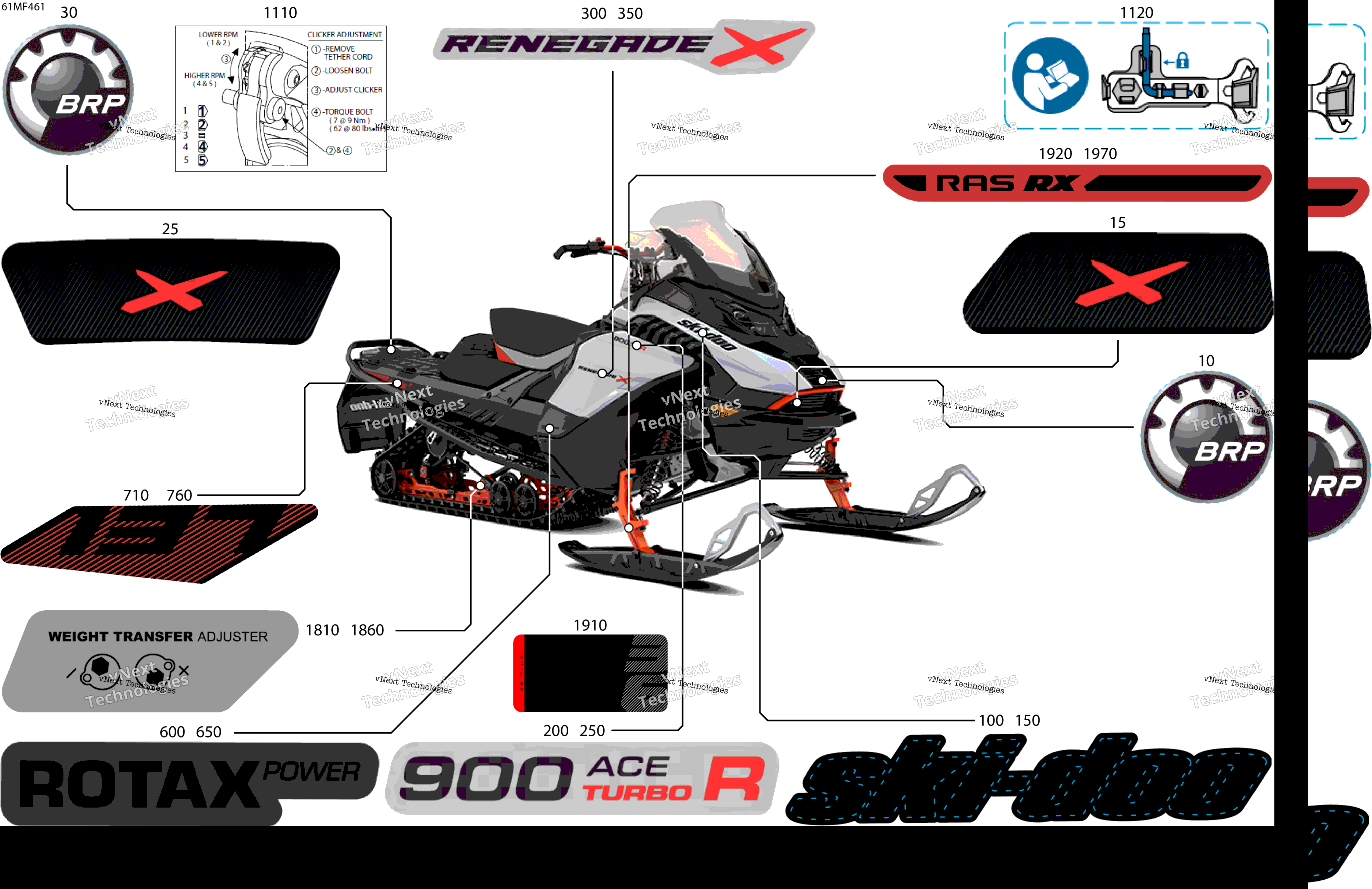2026 RENEGADE - X - 900 ACE TURBO R - BSTK - Catalyst Gray - 15X137X1.25RS Track