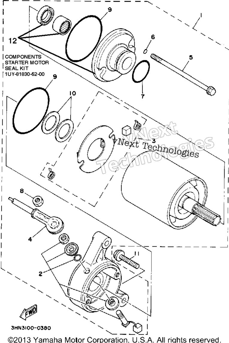 1990 BIG BEAR 4WD (YFM350FWA)