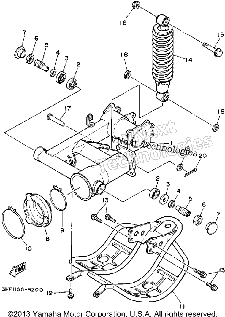 1990 MOTO-4 (YFM350ERA)