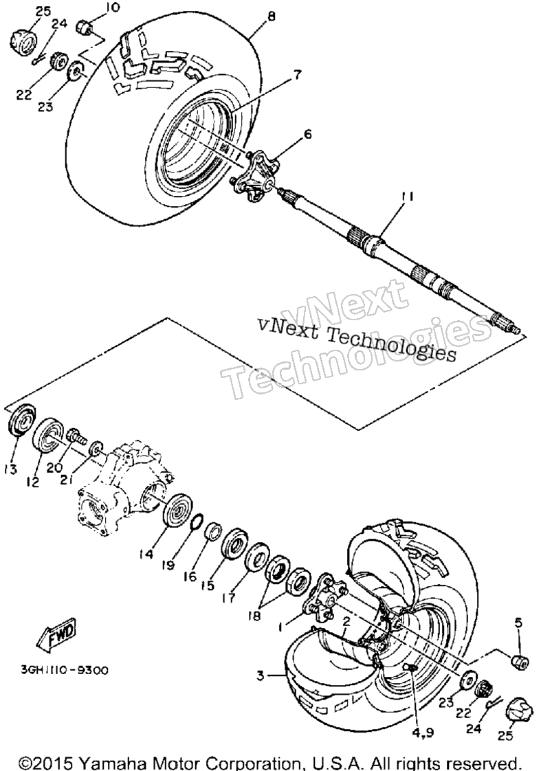 1991 MOTO-4 (YFM250B)