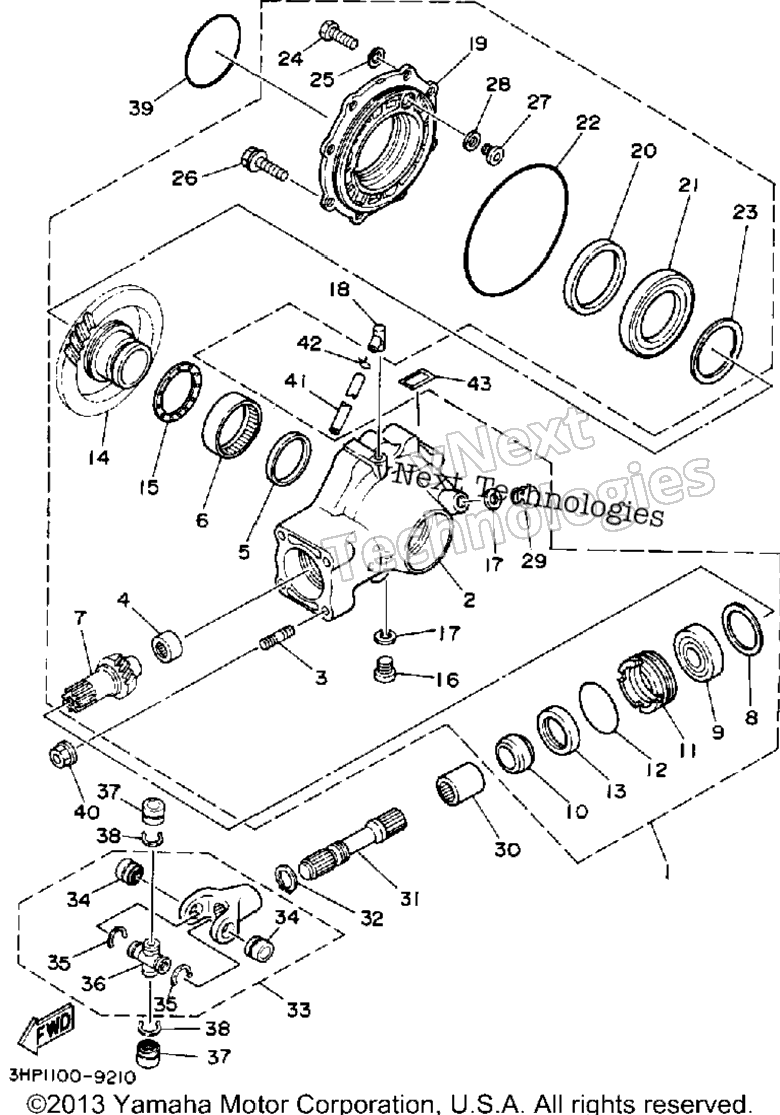1992 MOTO-4 (YFM350ERD)