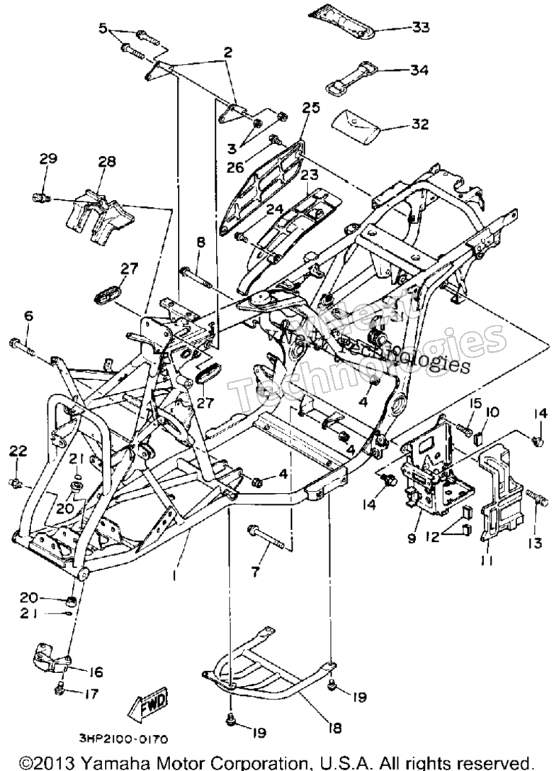 1992 MOTO-4 (YFM350ERD)