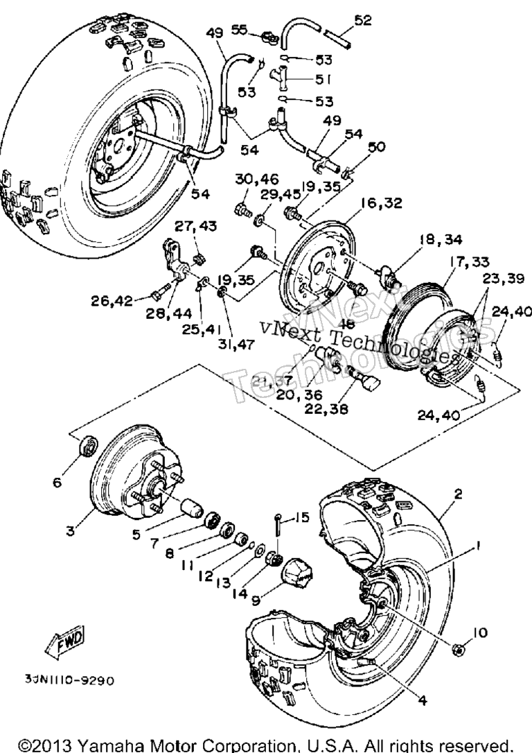 1992 MOTO-4 (YFM350ERD)
