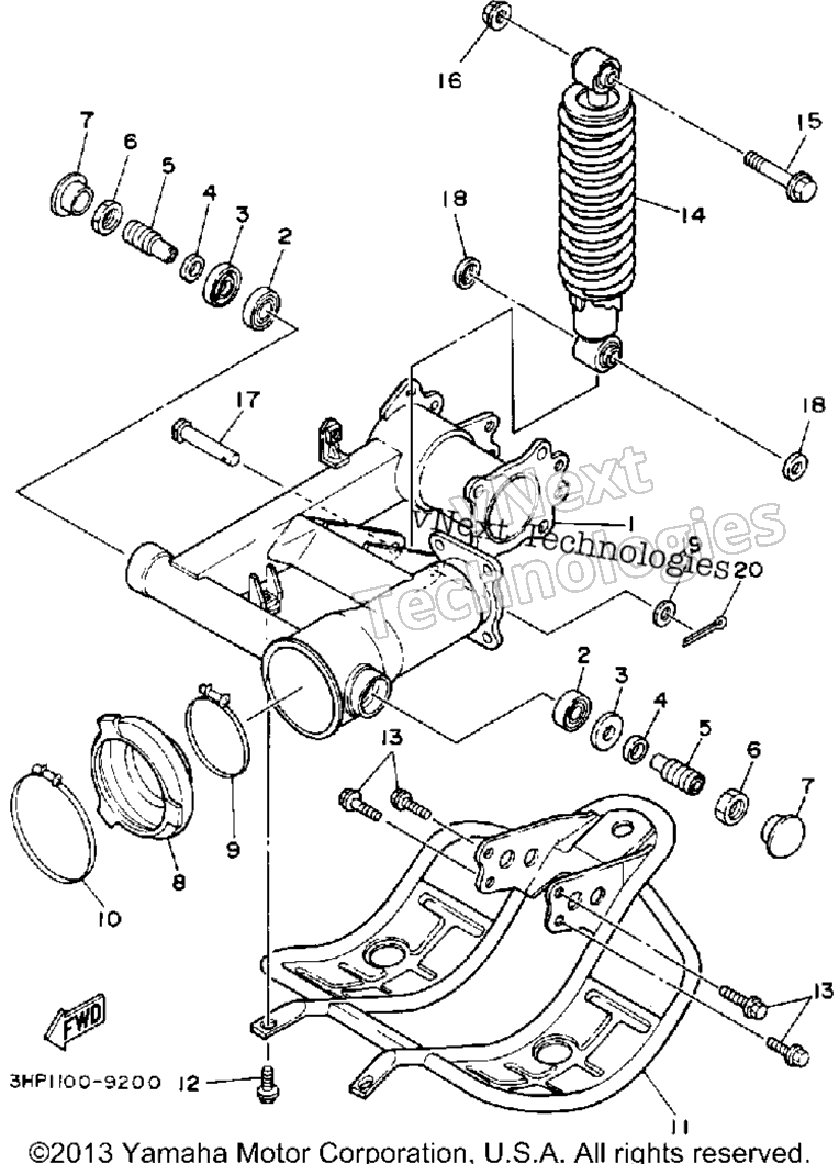 1992 MOTO-4 (YFM350ERD)