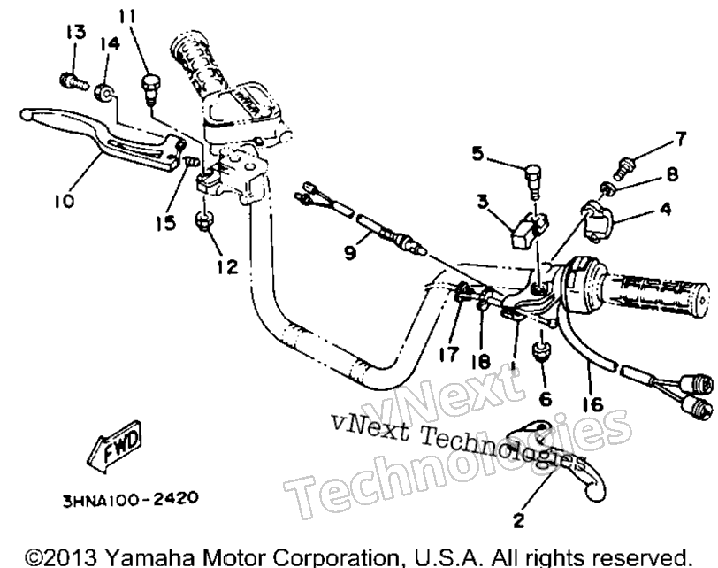 1993 BIG BEAR 4WD (YFM350FWE)