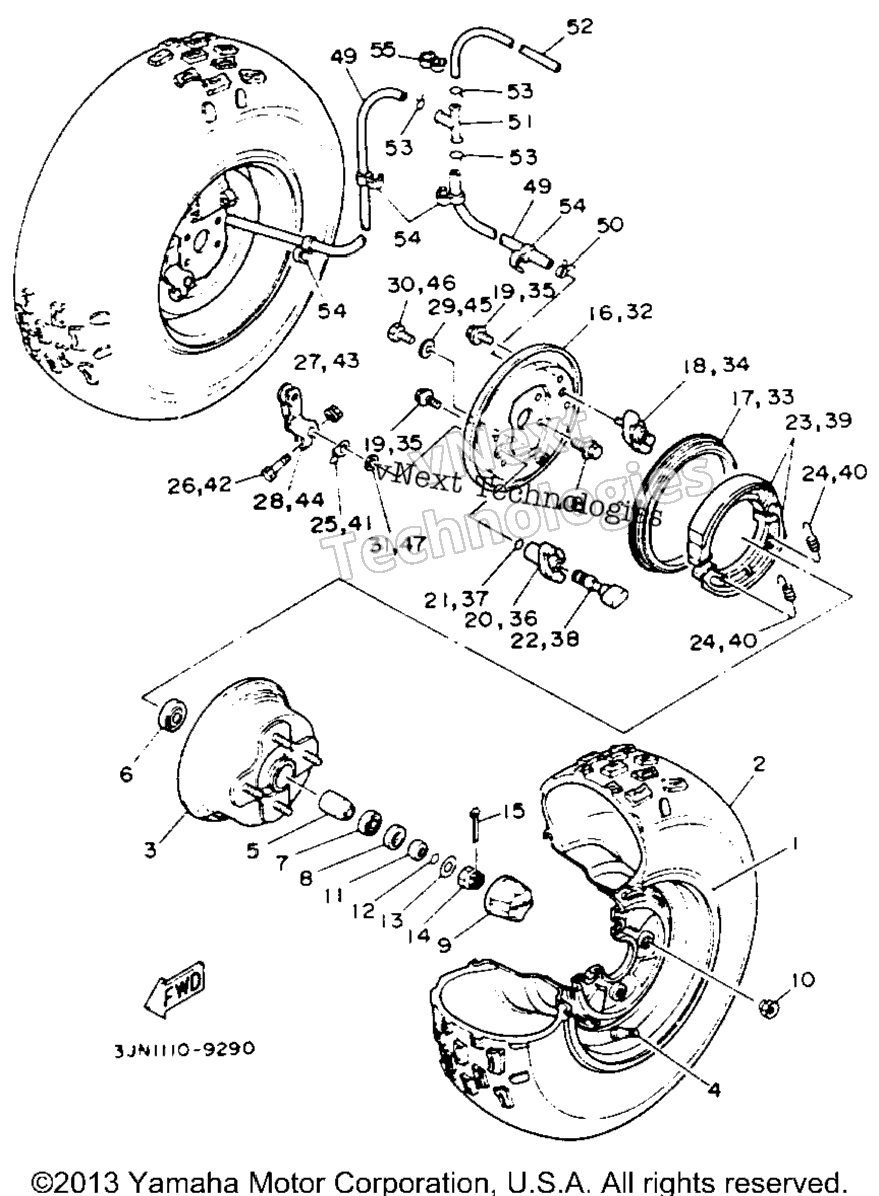 1993 MOTO-4 (YFM350ERE)
