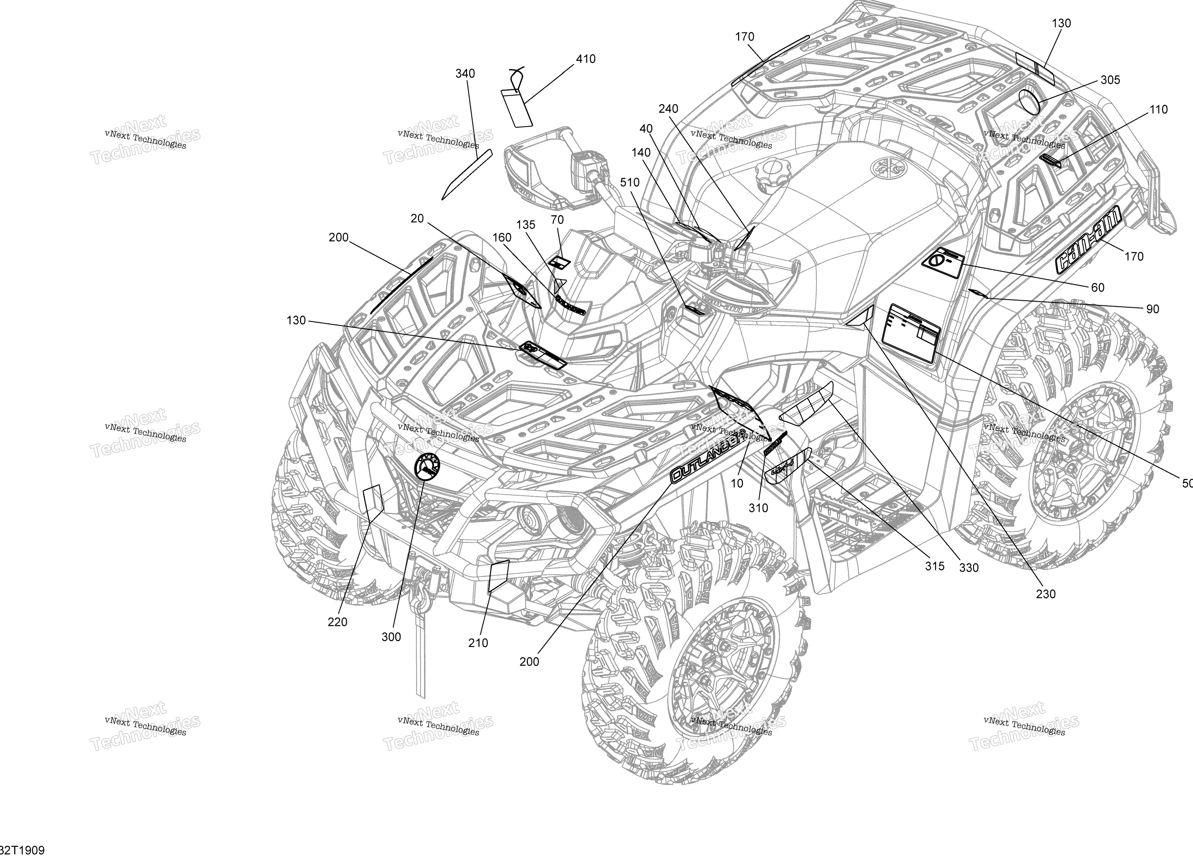 2019 Outlander 650 EFI - North America XMR