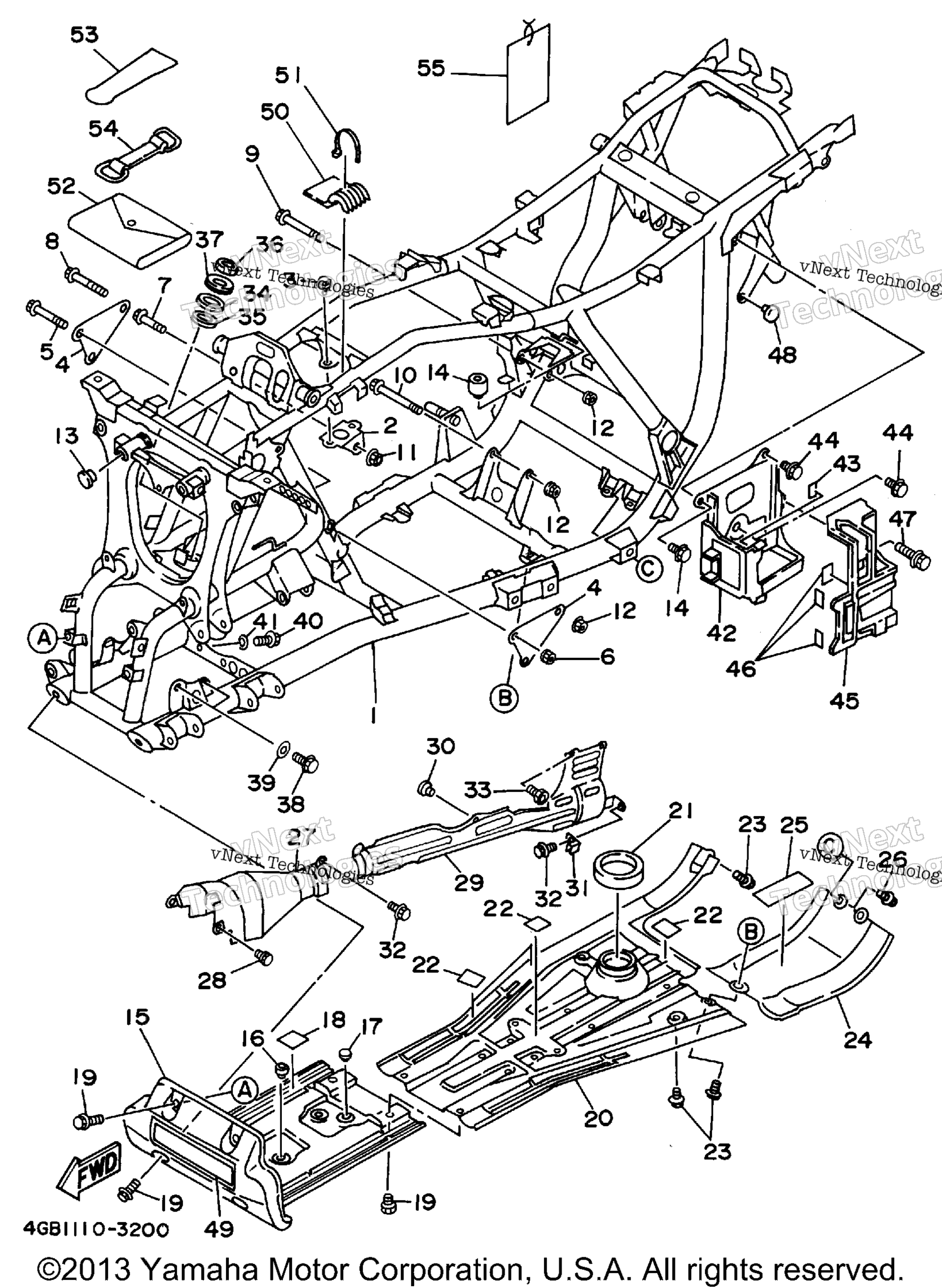 1994 KODIAK 4WD (YFM400FWF)