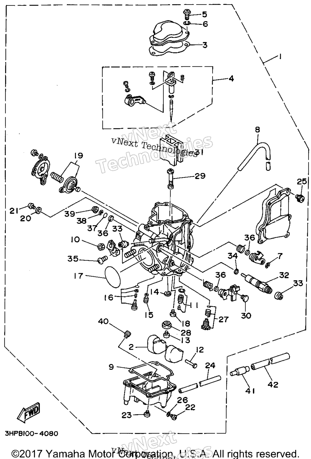1994 MOTO-4 (YFM350ERF)