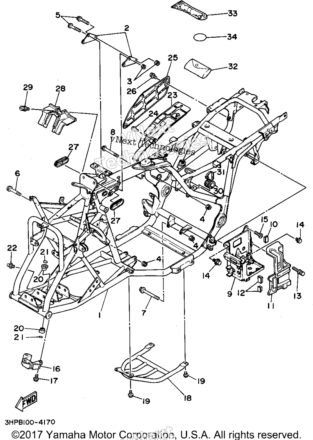 1994 MOTO-4 (YFM350ERF)