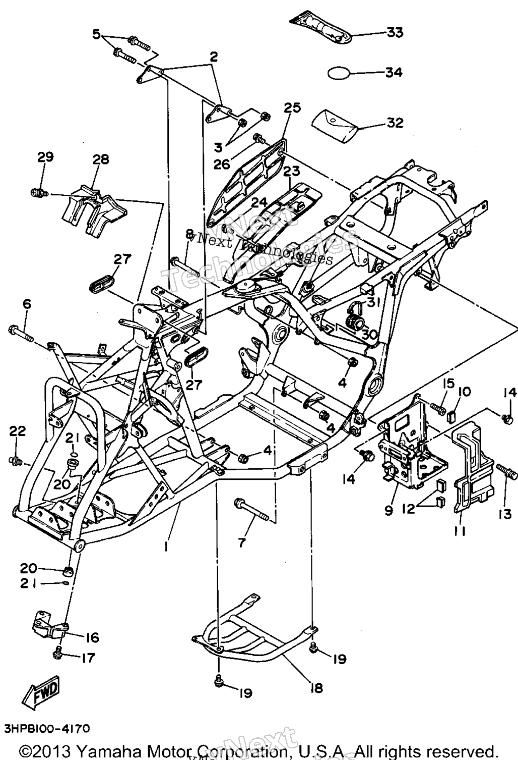 1995 MOTO-4 (YFM350ERG)