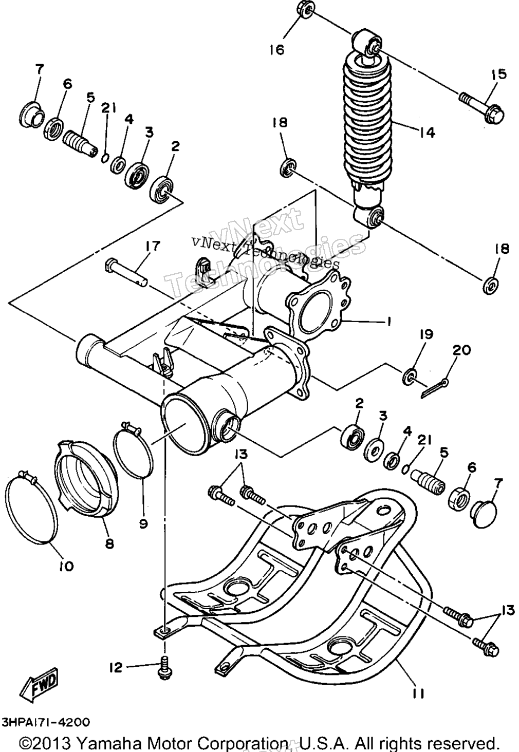 1995 MOTO-4 (YFM350ERG)