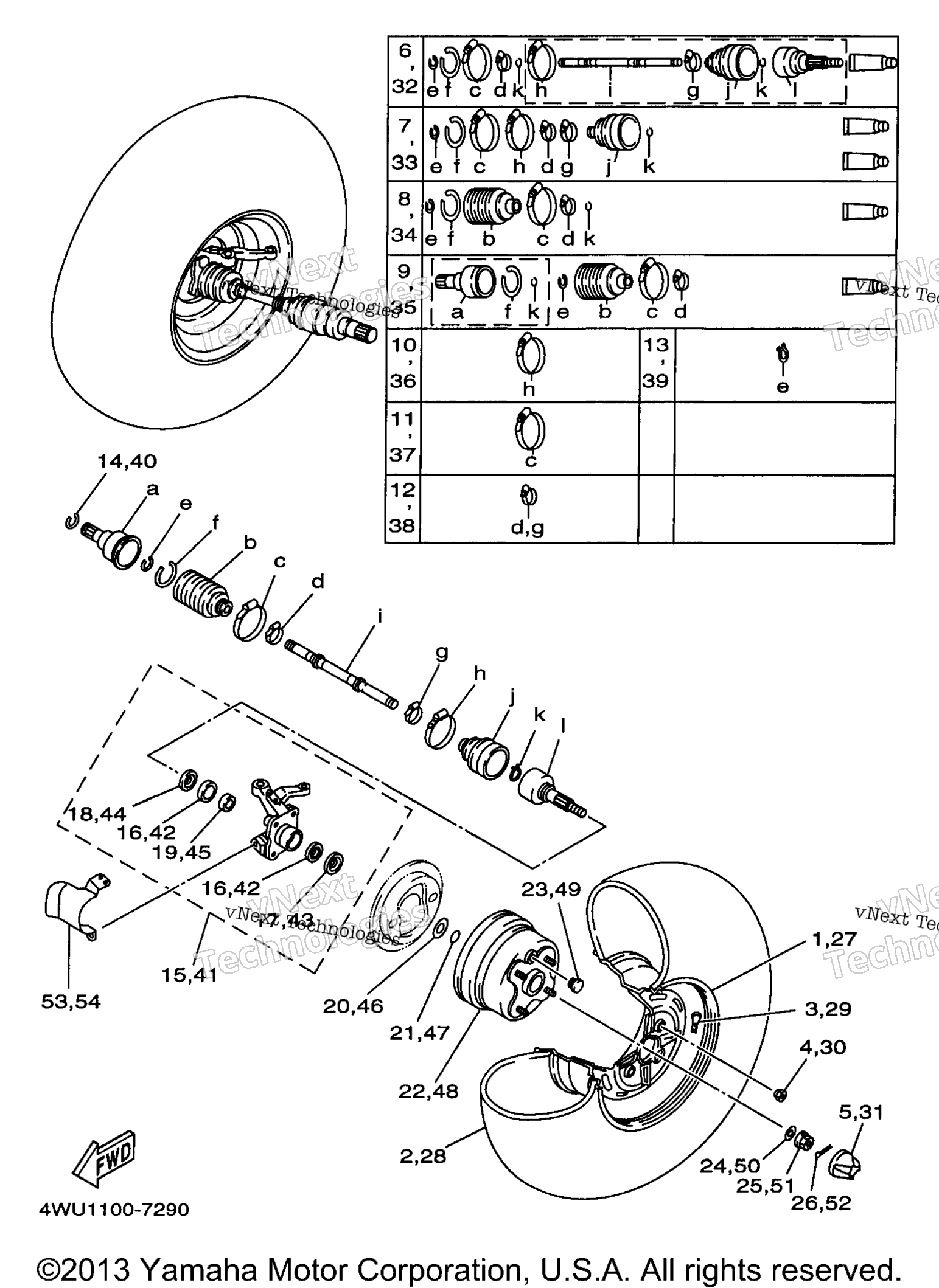 1997 BIG BEAR 4WD (YFM350FWBJ)