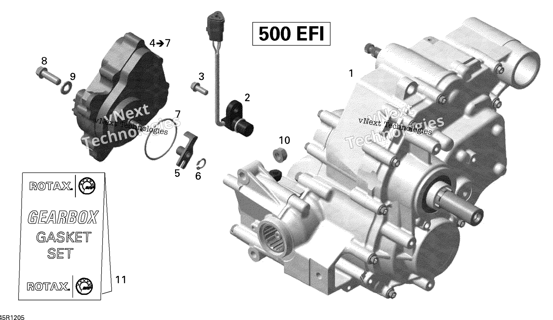 2012 Outlander MAX 500EFI STD & XT