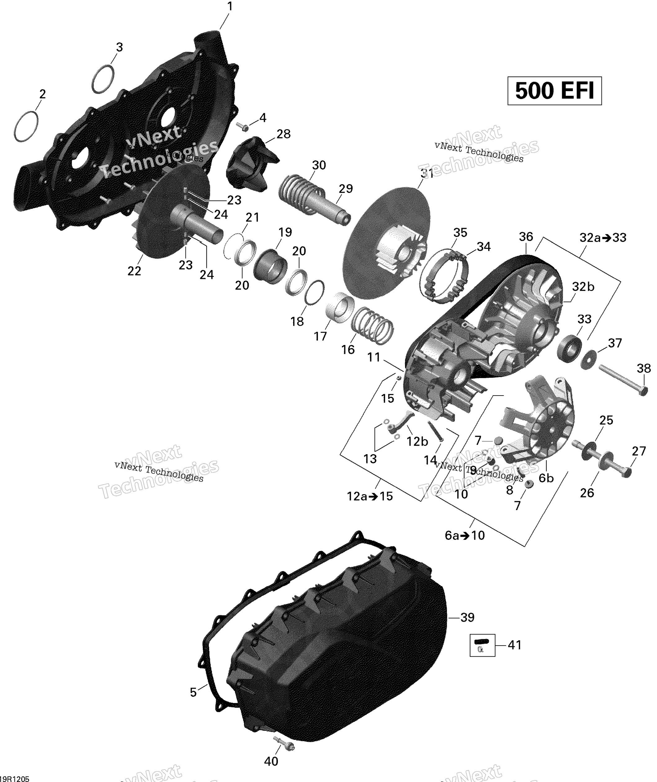 2012 Outlander MAX 500EFI STD & XT