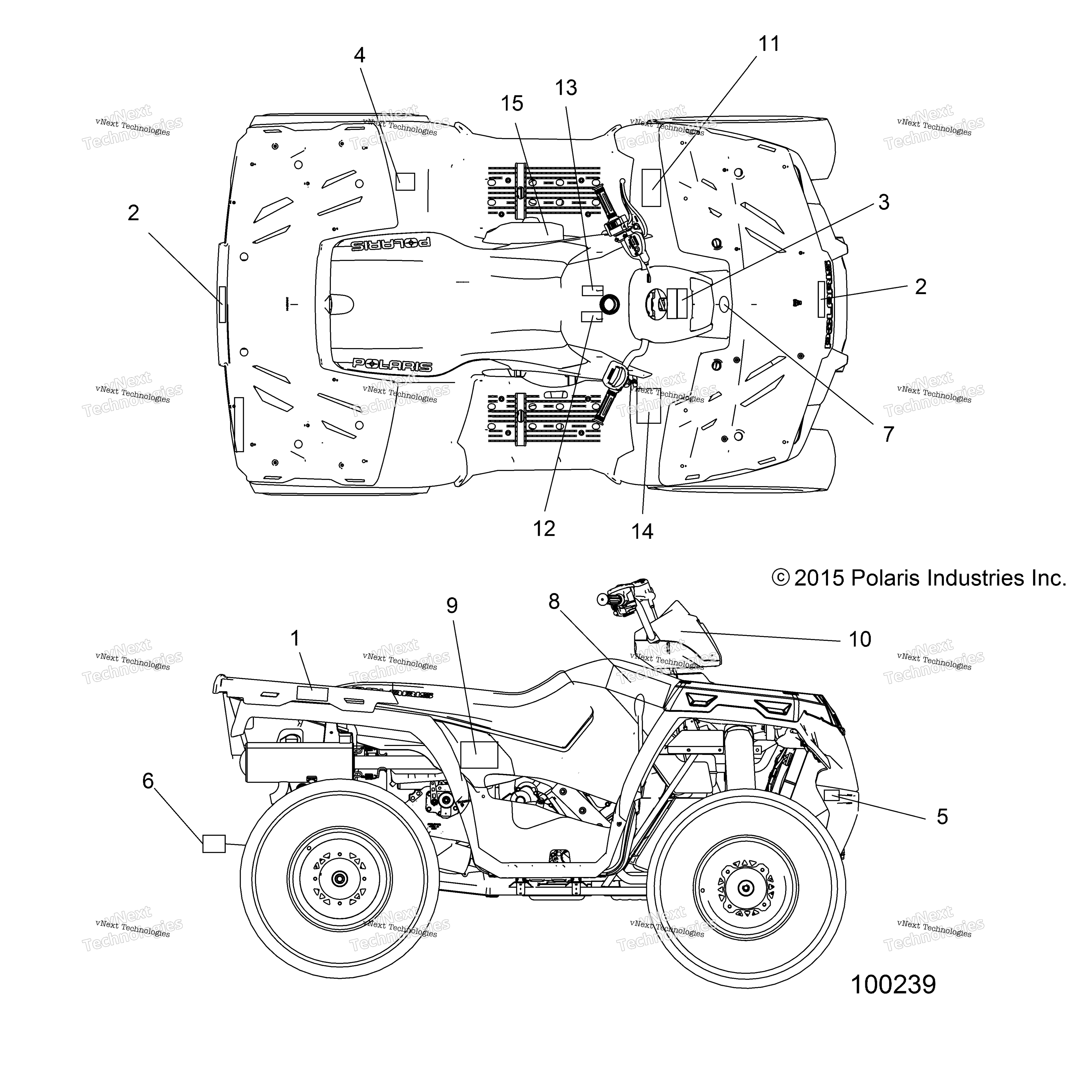 2016 SPORTSMAN 570/450 EFI MD (A16SEA57N1/N7/E57N1/E57N2/BA57N1)