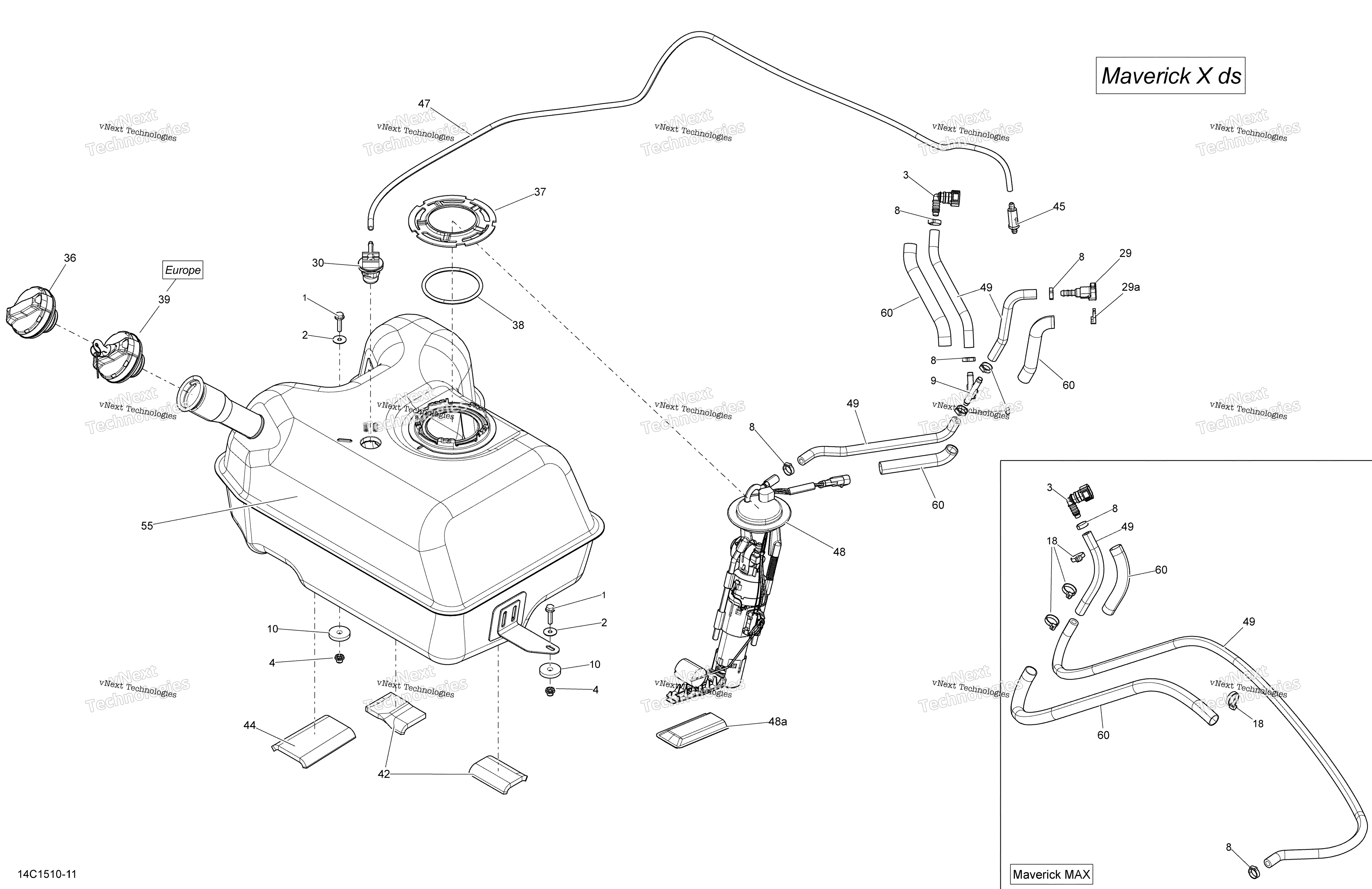 2015 MAVERICK MAX 1000 XDS-DPS