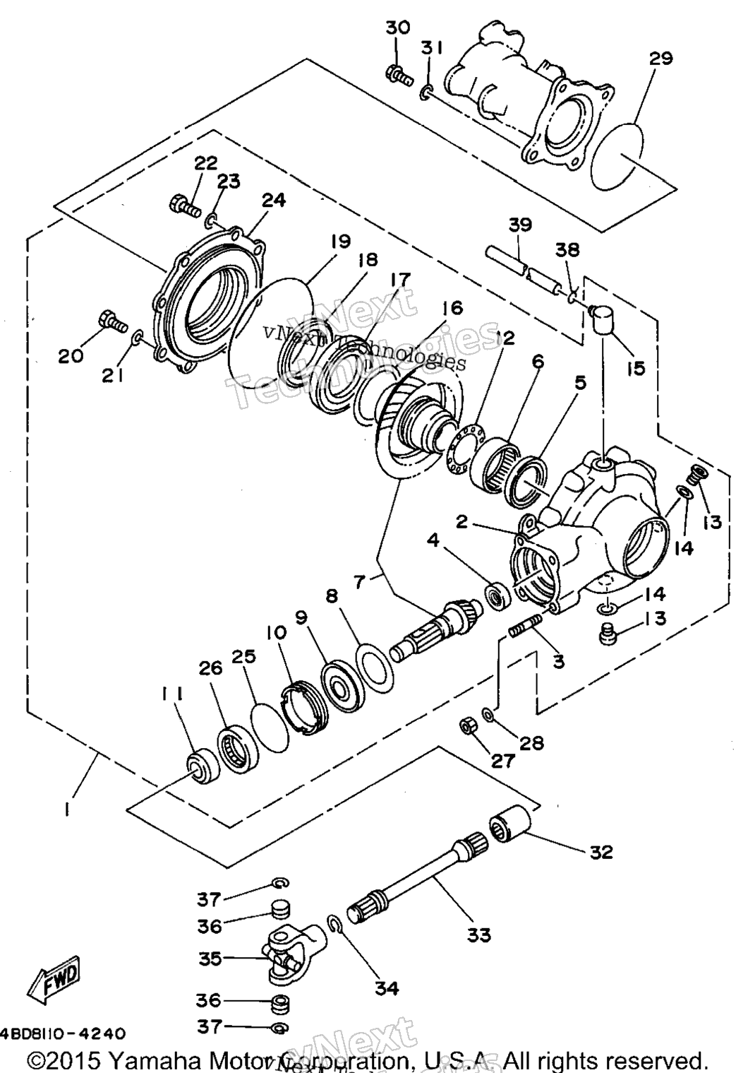 1994 TIMBERWOLF 2WD (YFB250F)