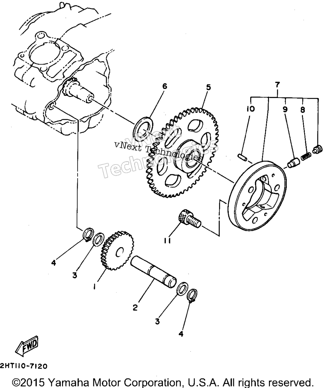1994 TIMBERWOLF 2WD (YFB250F)