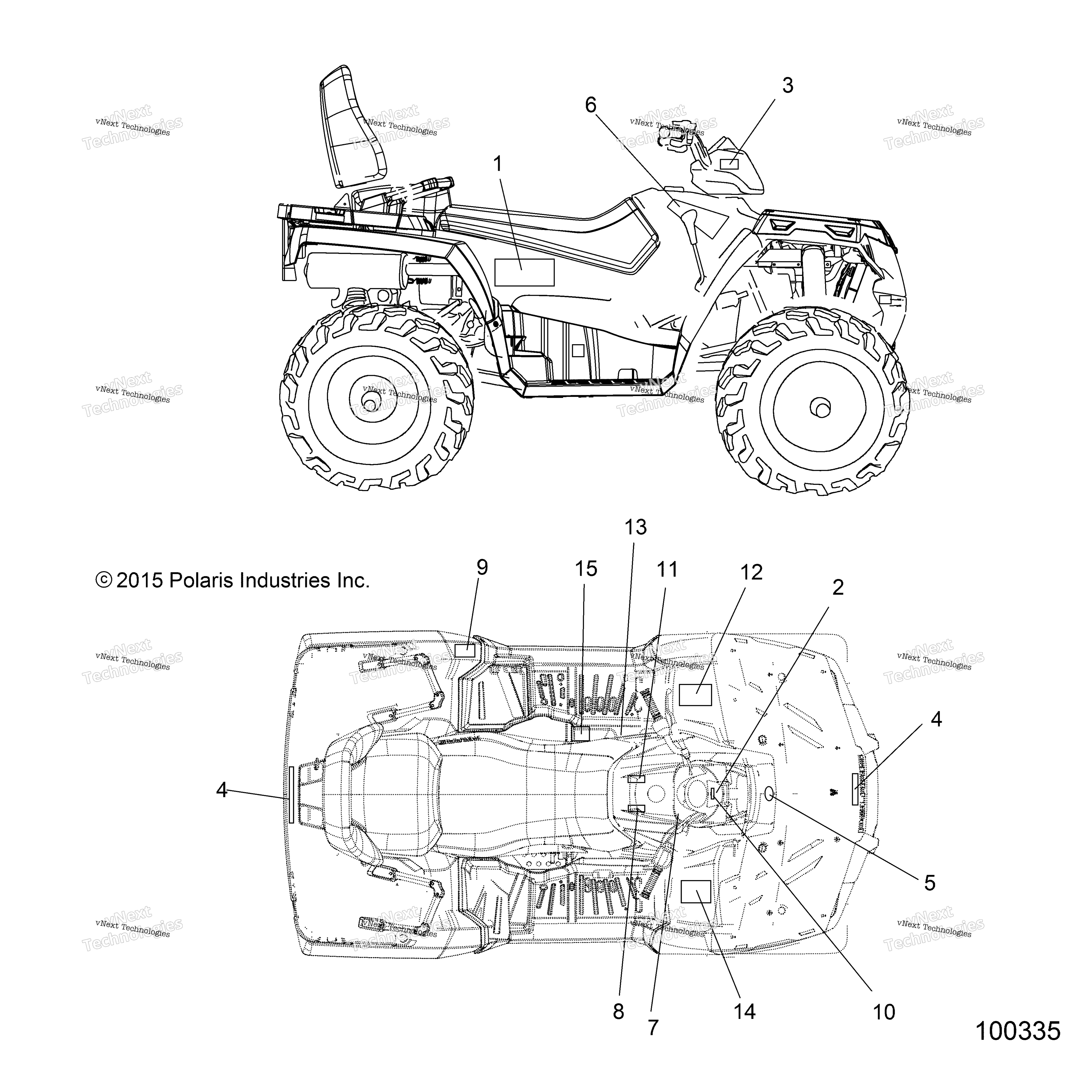 2016 SPORTSMAN TOURING QUAD 570 EPS (A16SDC57C2)