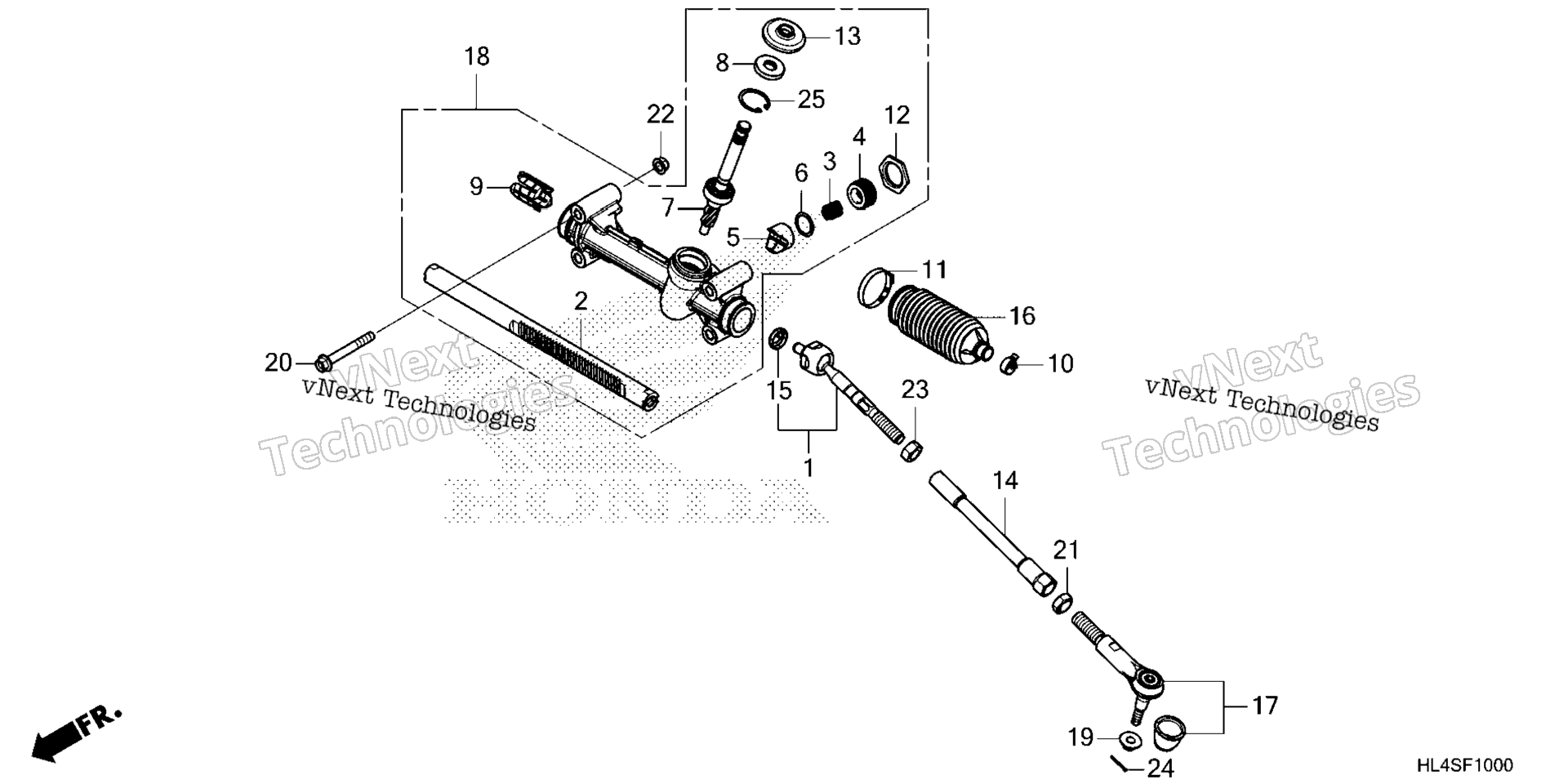 2025 Pioneer 1000 (SXS1000M5D7A) (VIN# 1HFVE04L-S4900001 To 1HFVE04L-S4999999)