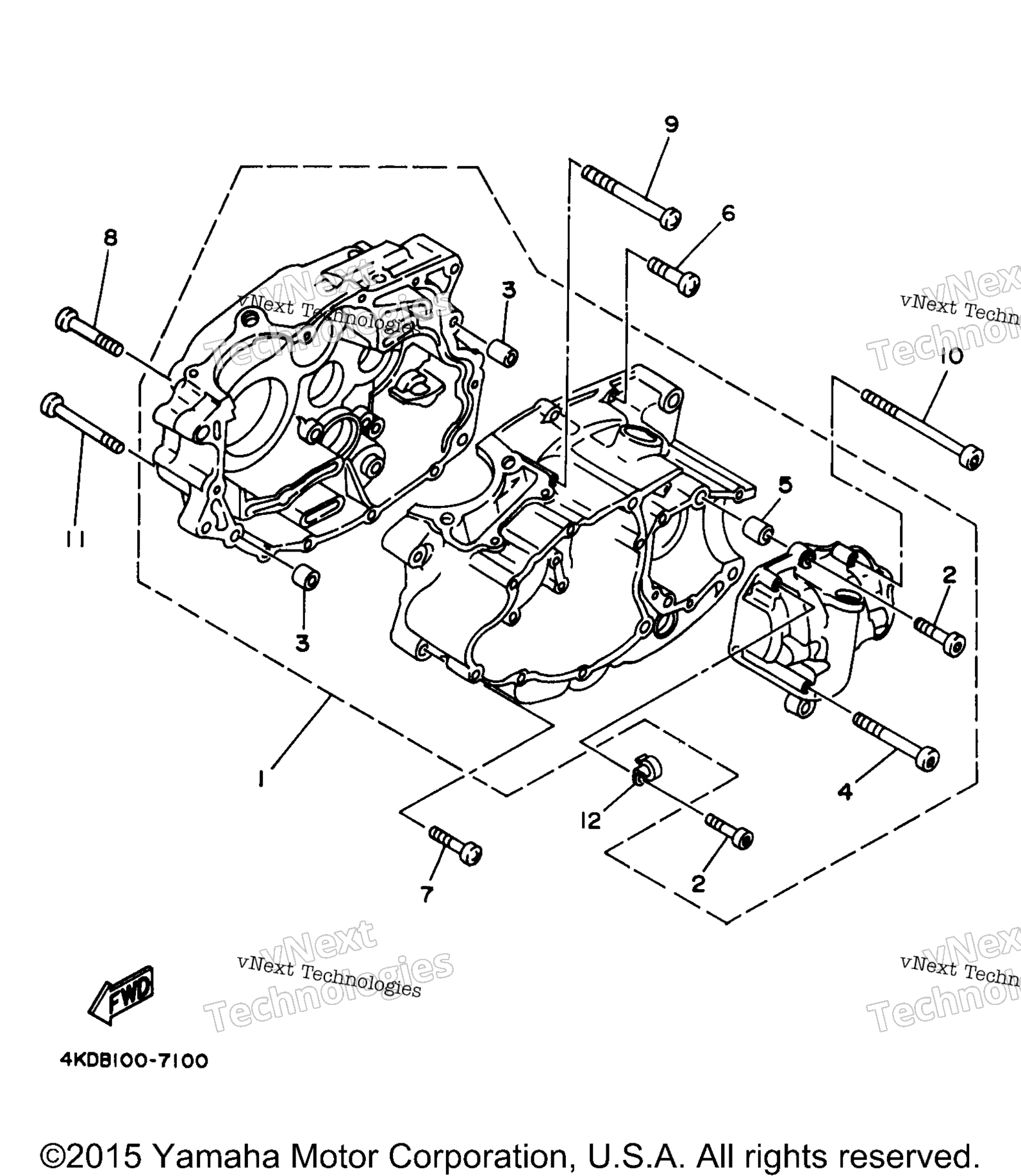 1997 TIMBERWOLF 2WD (YFB250FWJ)
