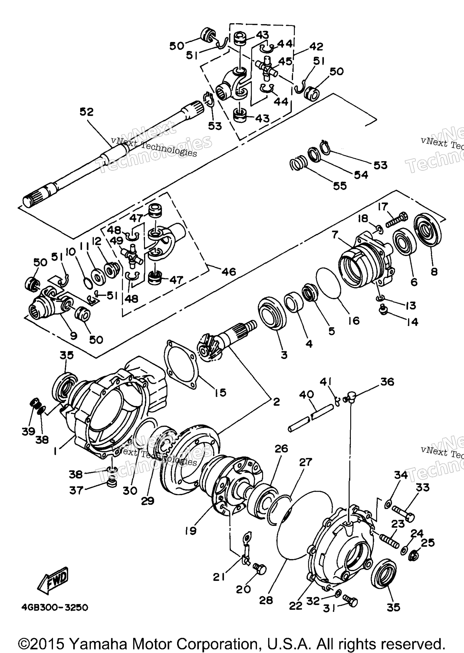 1997 TIMBERWOLF 2WD (YFB250FWJ)