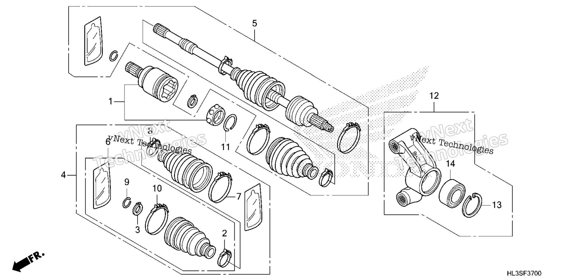 2025 Pioneer 700 (SXS700M4D7A) (VIN# 1HFVE025-S4000001 To 1HFVE025-S4099999)
