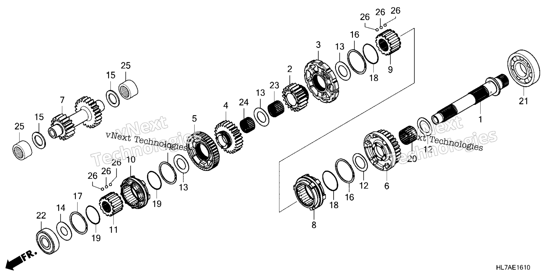 2025 Talon 1000 (SXS1000S4XAC) (VIN# 1HFVE06B-S4500001 To 1HFVE06B-S4599999)