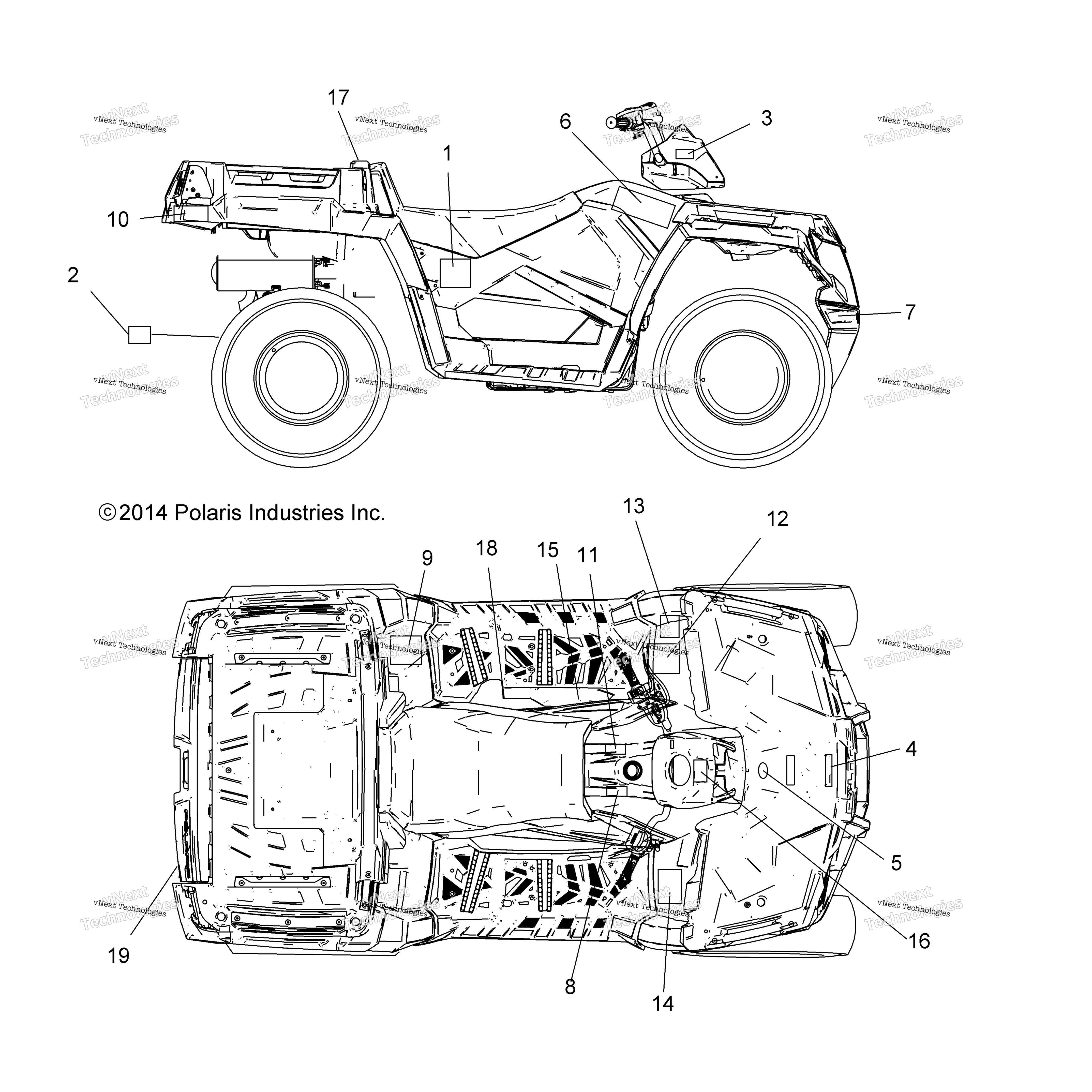 2015 SPORTSMAN 570 EFI X2 EPS (A15SWE57AA/AD)