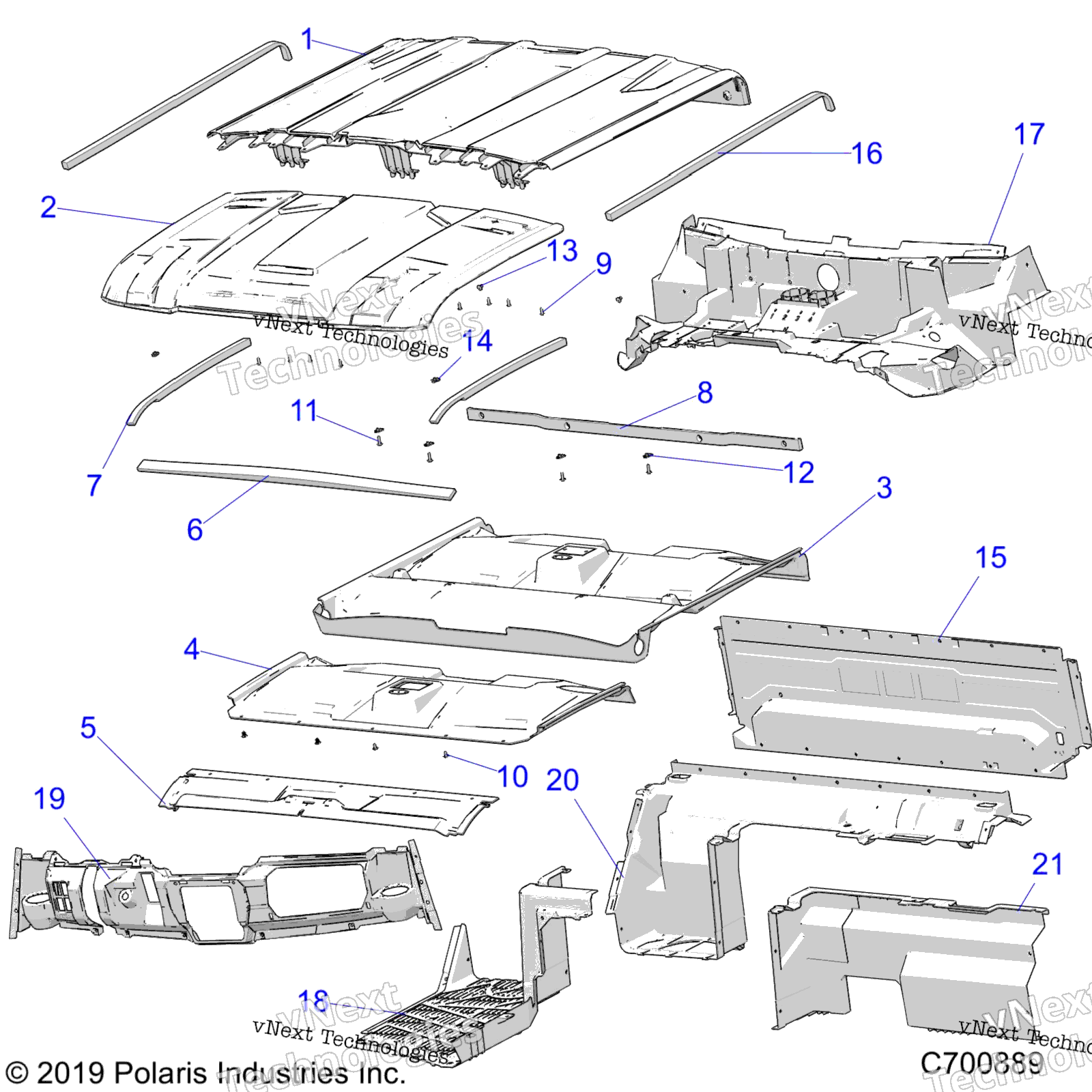 2020 RANGER 1000XP CREW FACTORY CHOICE 49S & 50S (R20RSE99A/B)