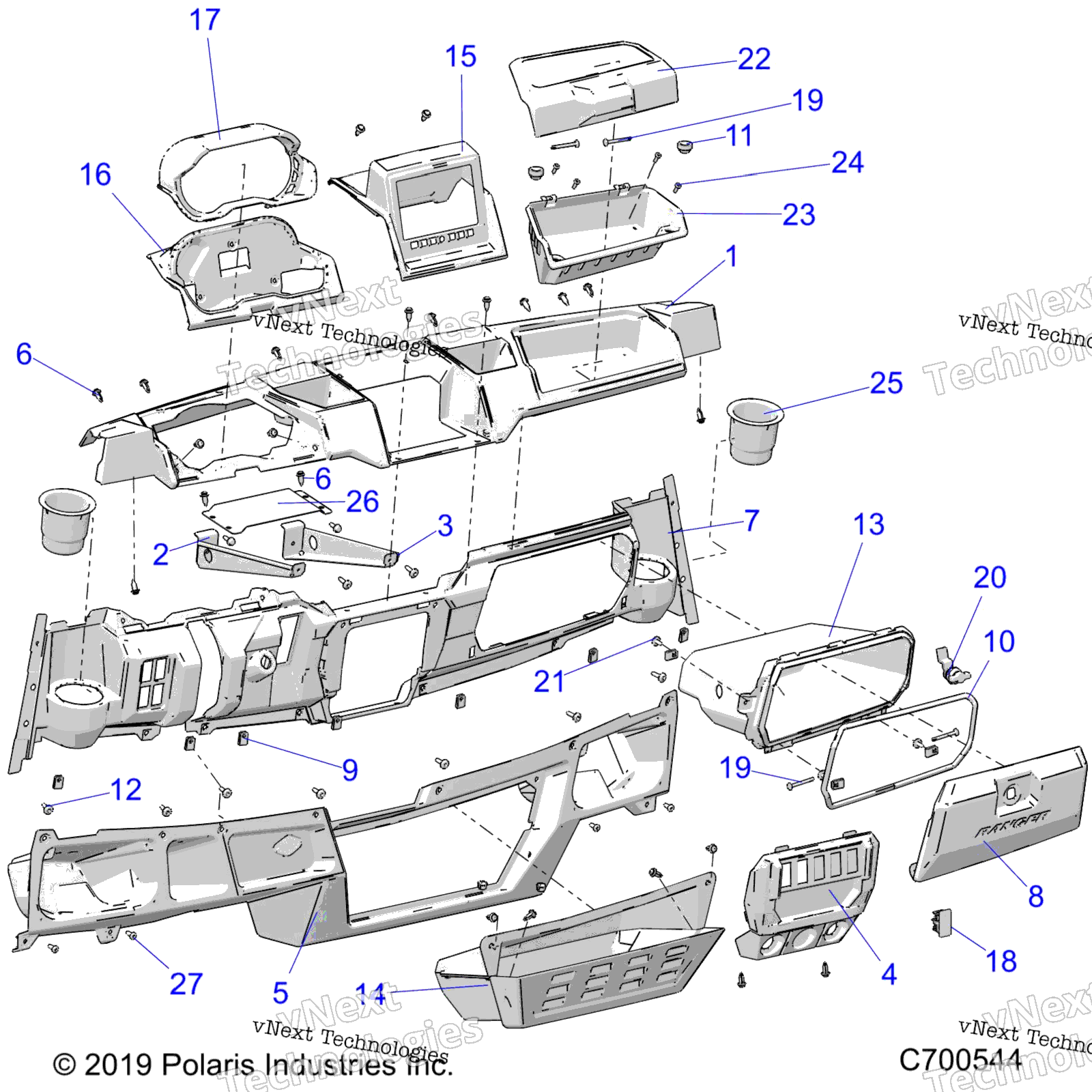 2019 RANGER 1000 49/50S FACTORY CHOICE (R19RRE99A/B)