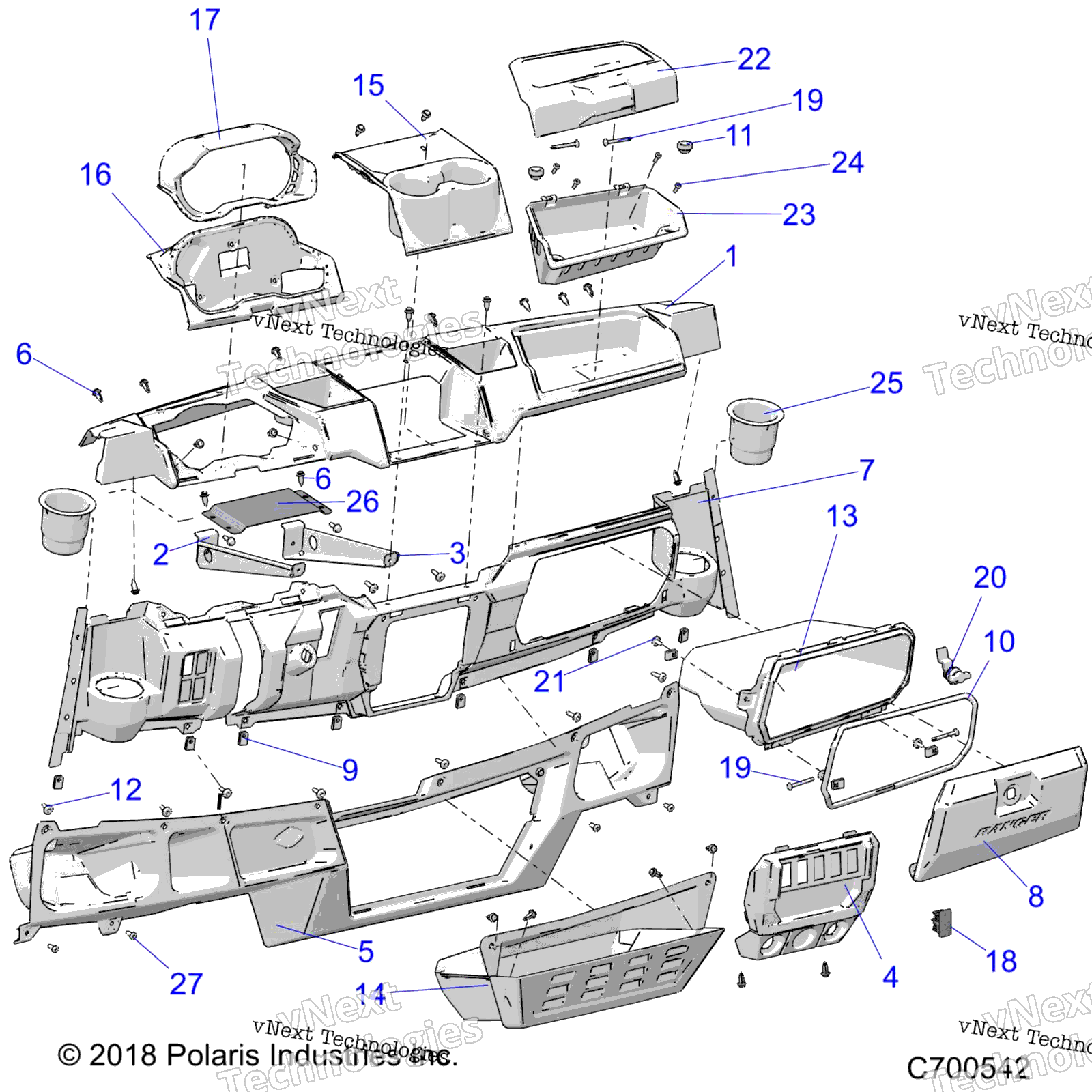 2019 RANGER 1000 CREW 49S FACTORY CHOICE (R19RSE99A)