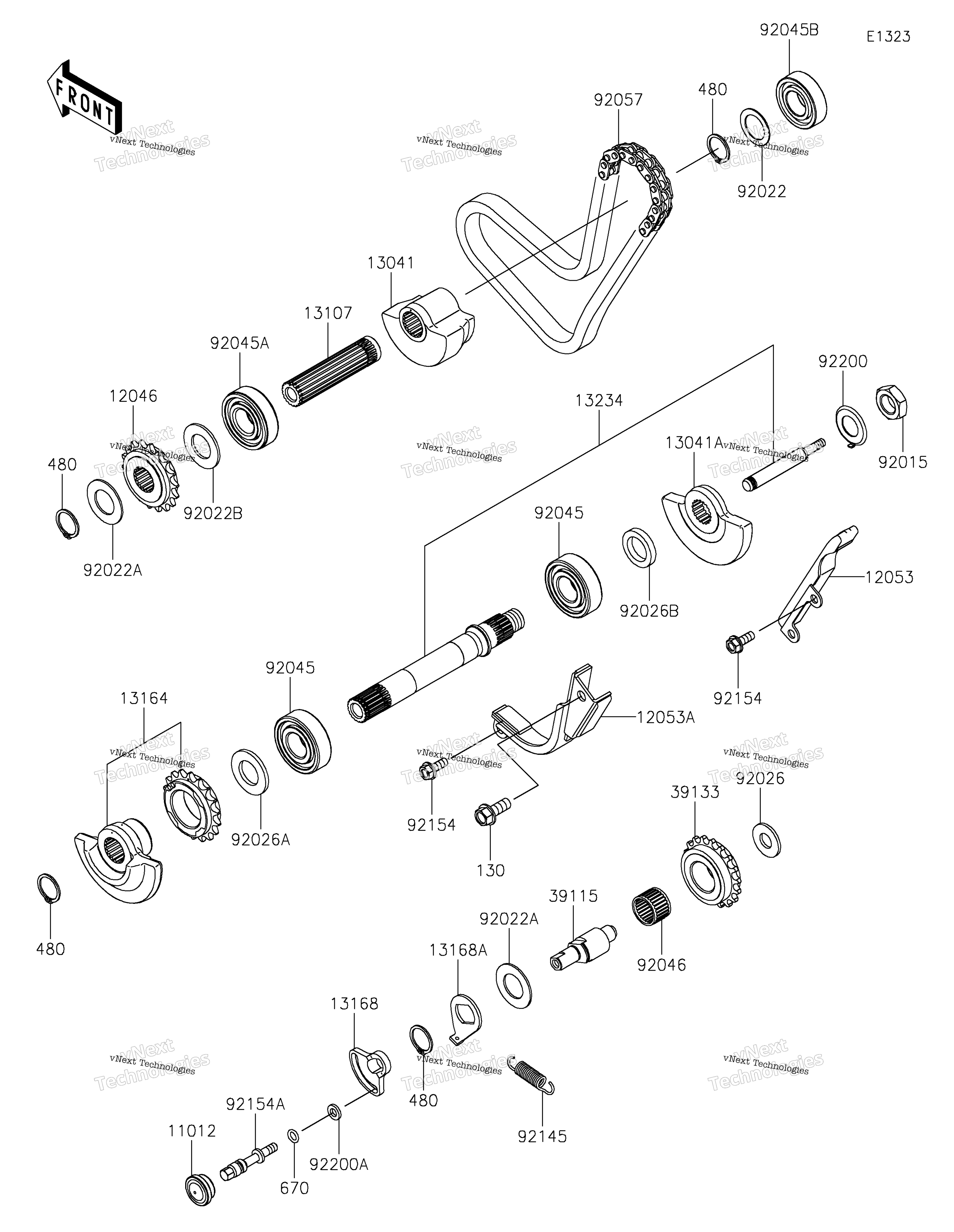 2023 KLR650 Adventure ABS (KL650HPFAN)