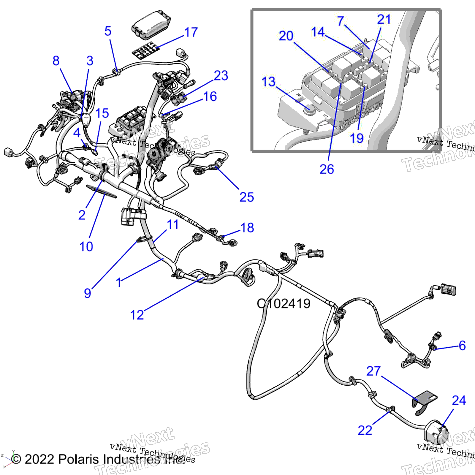2025 INTL SCRAMBLER 1000 55" EU5 3PC (A25SGE95PT)