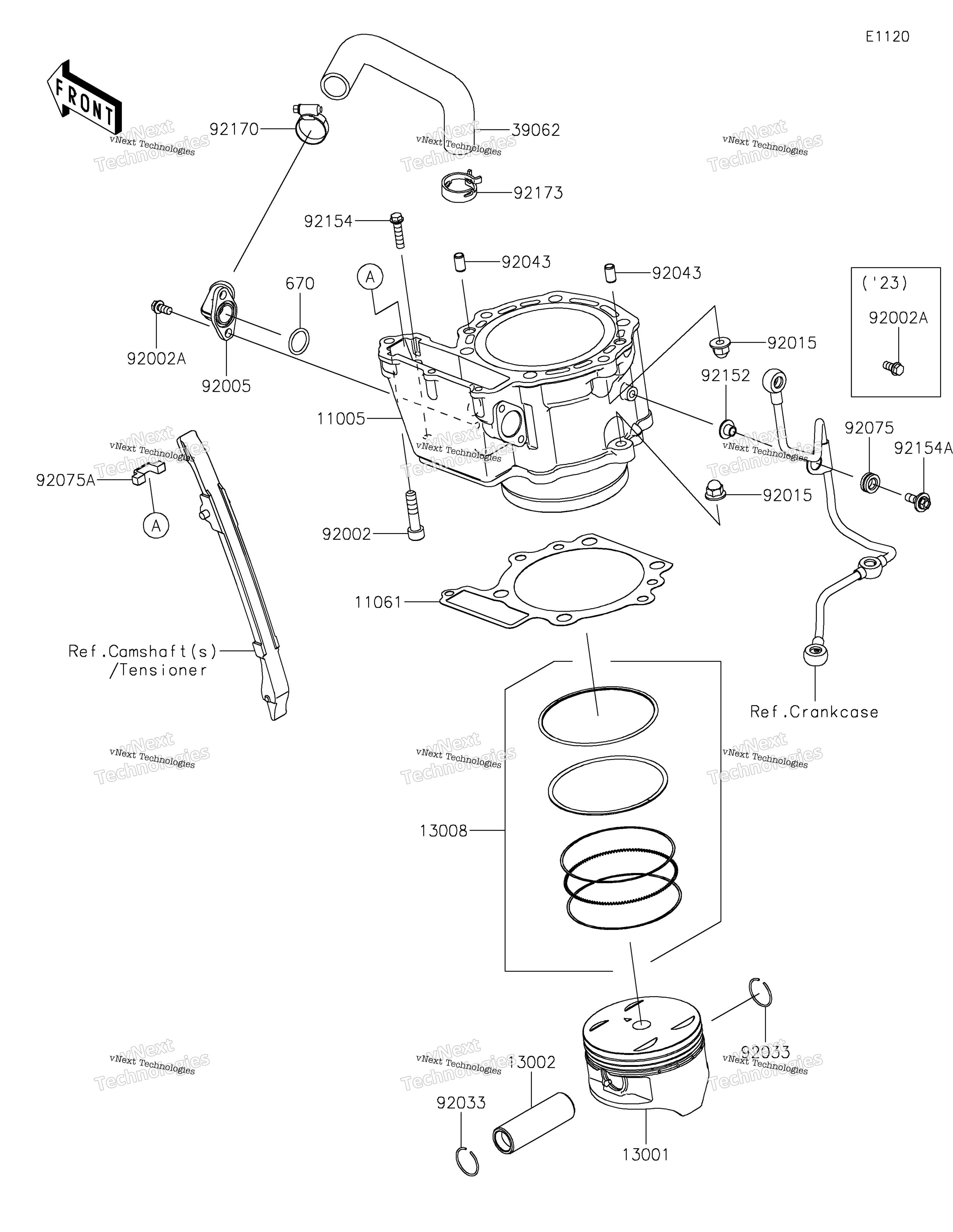 2023 KLR650 Adventure ABS (KL650HPFAN)
