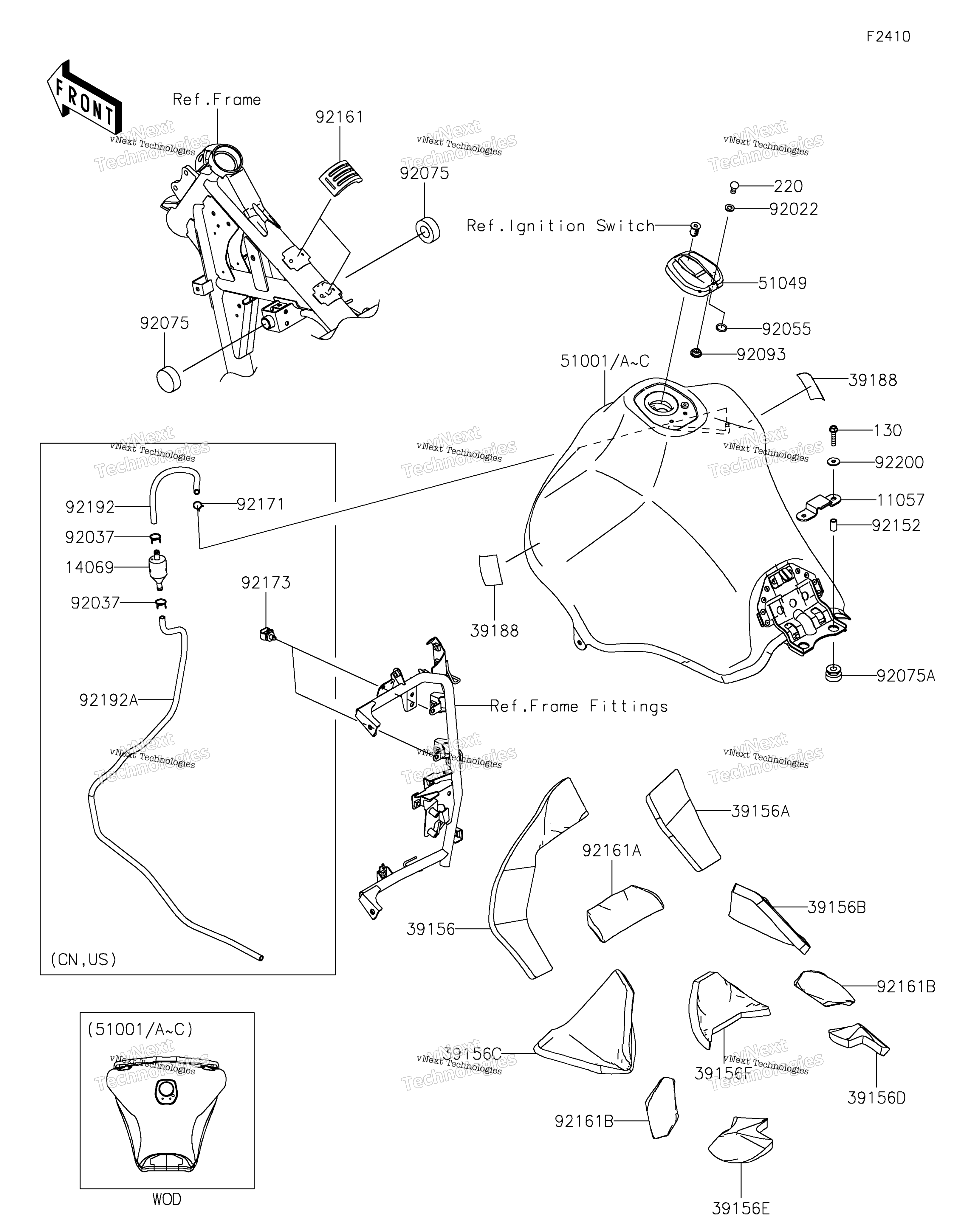 2023 KLR650 Adventure ABS (KL650HPFAN)