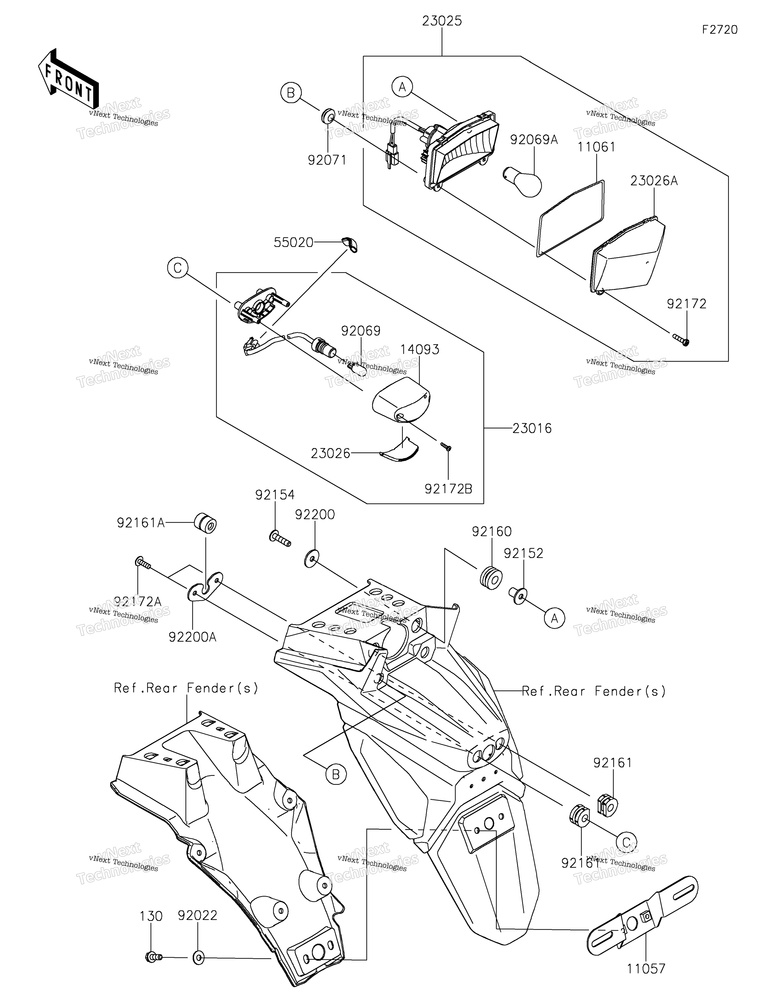 2023 KLR650 Adventure ABS (KL650HPFAN)