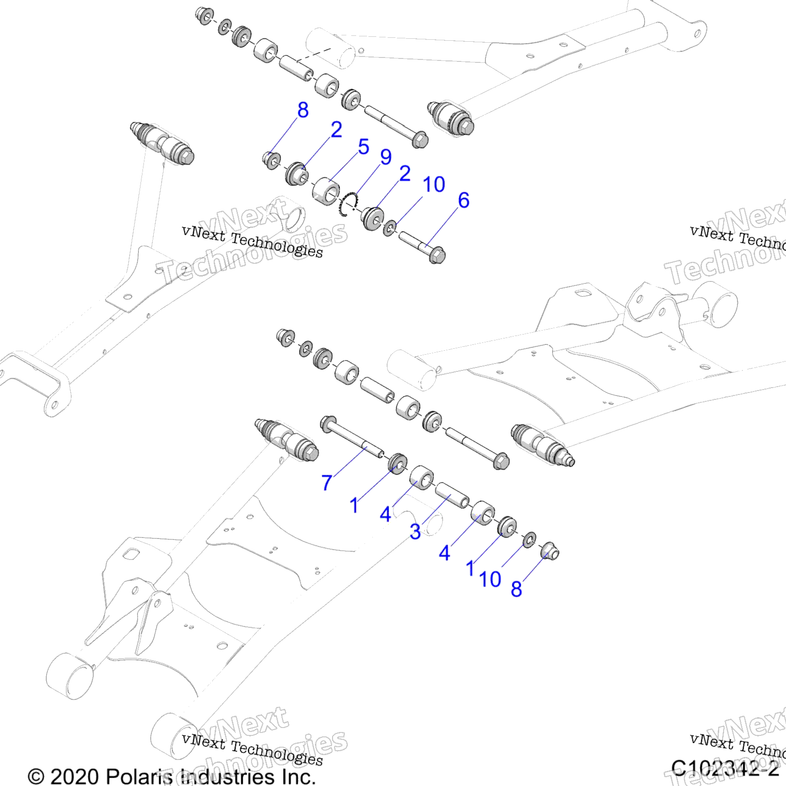2025 SCRAMBLER XP 1000 55 LLP 49S (A25SGE95AT)