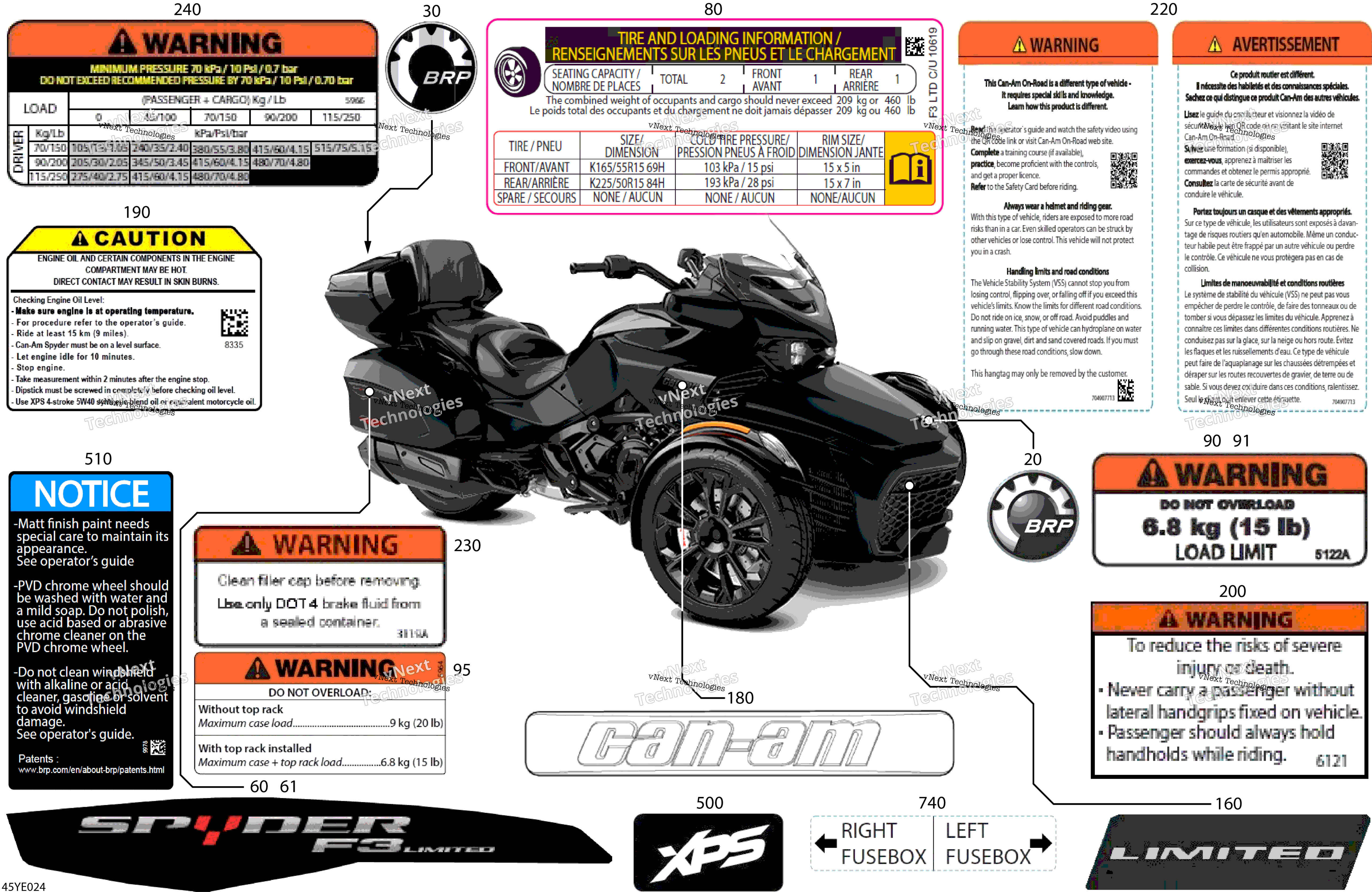 2025 F3 LIMITED - Dark Edition - H8SD - Monolith Black