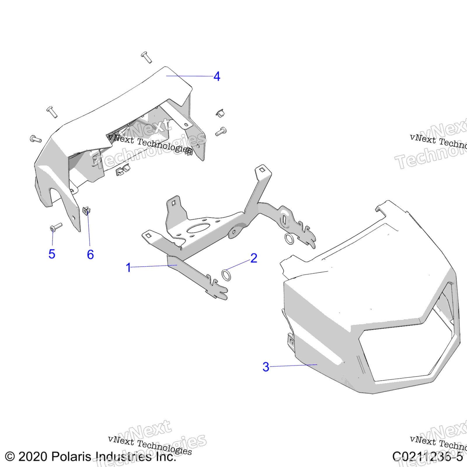 2025 SPORTSMAN 570 (A25SEA57A1/A3/A6/A9)