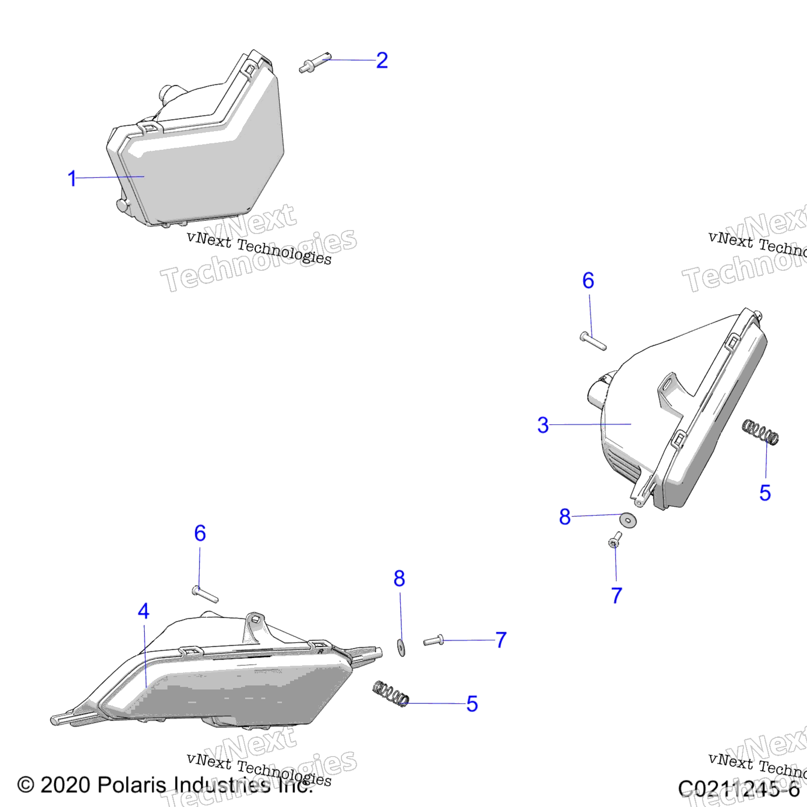 2025 SPORTSMAN 570 (A25SEA57A1/A3/A6/A9)