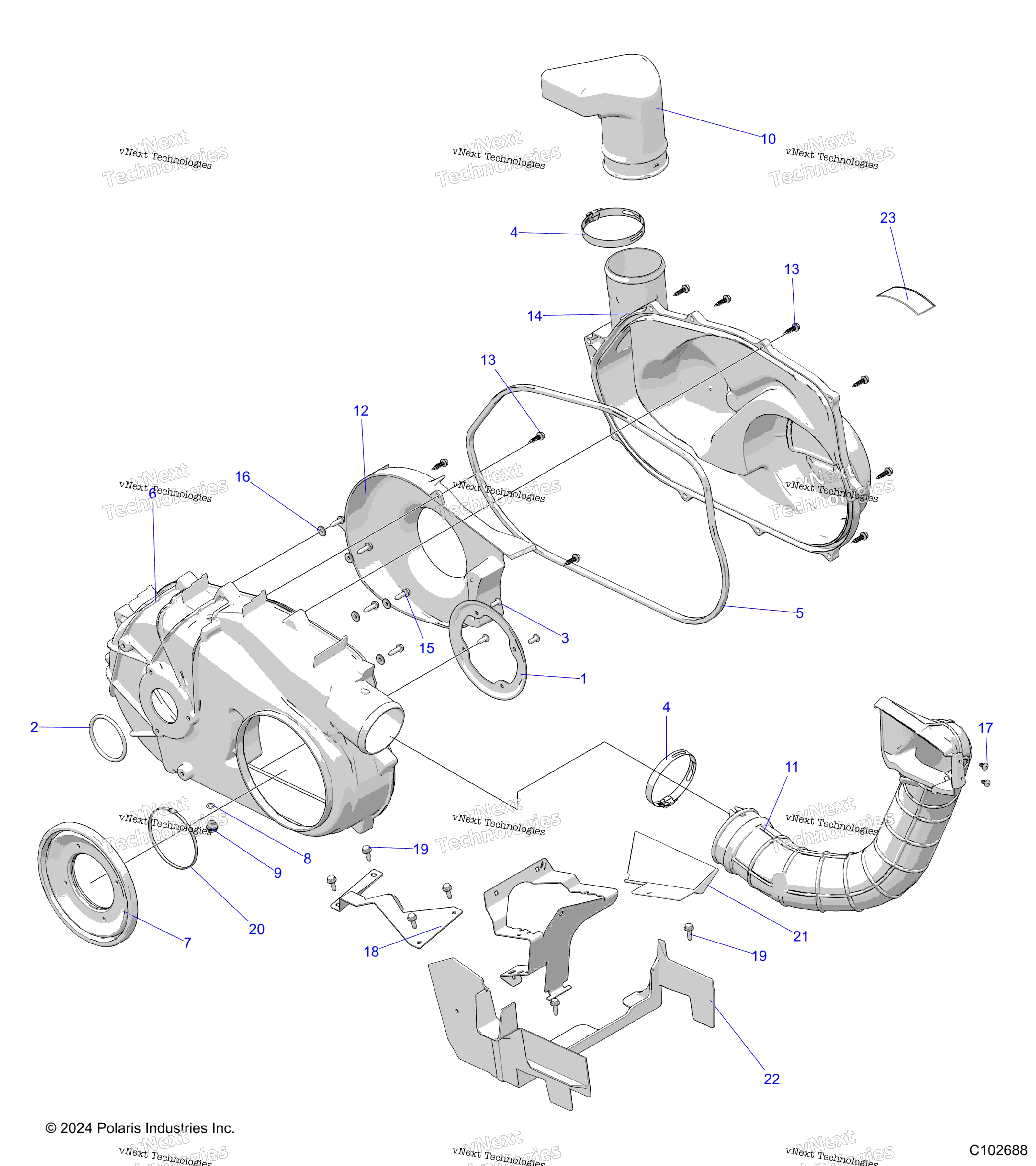 2025 SPORTSMAN 570 EPS (A25SEE57A1/A3/A6/A9/B1/B3/B6/B9)