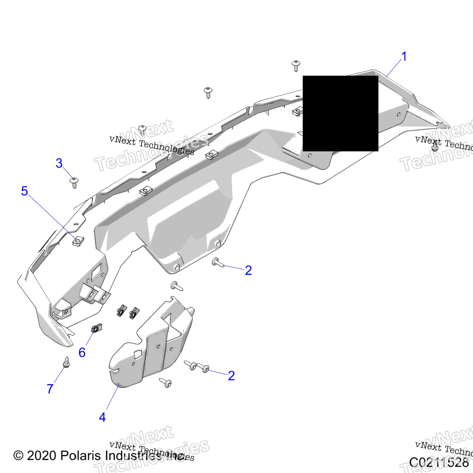 2025 SPORTSMAN 570 EPS (A25SEE57A1/A3/A6/A9/B1/B3/B6/B9)