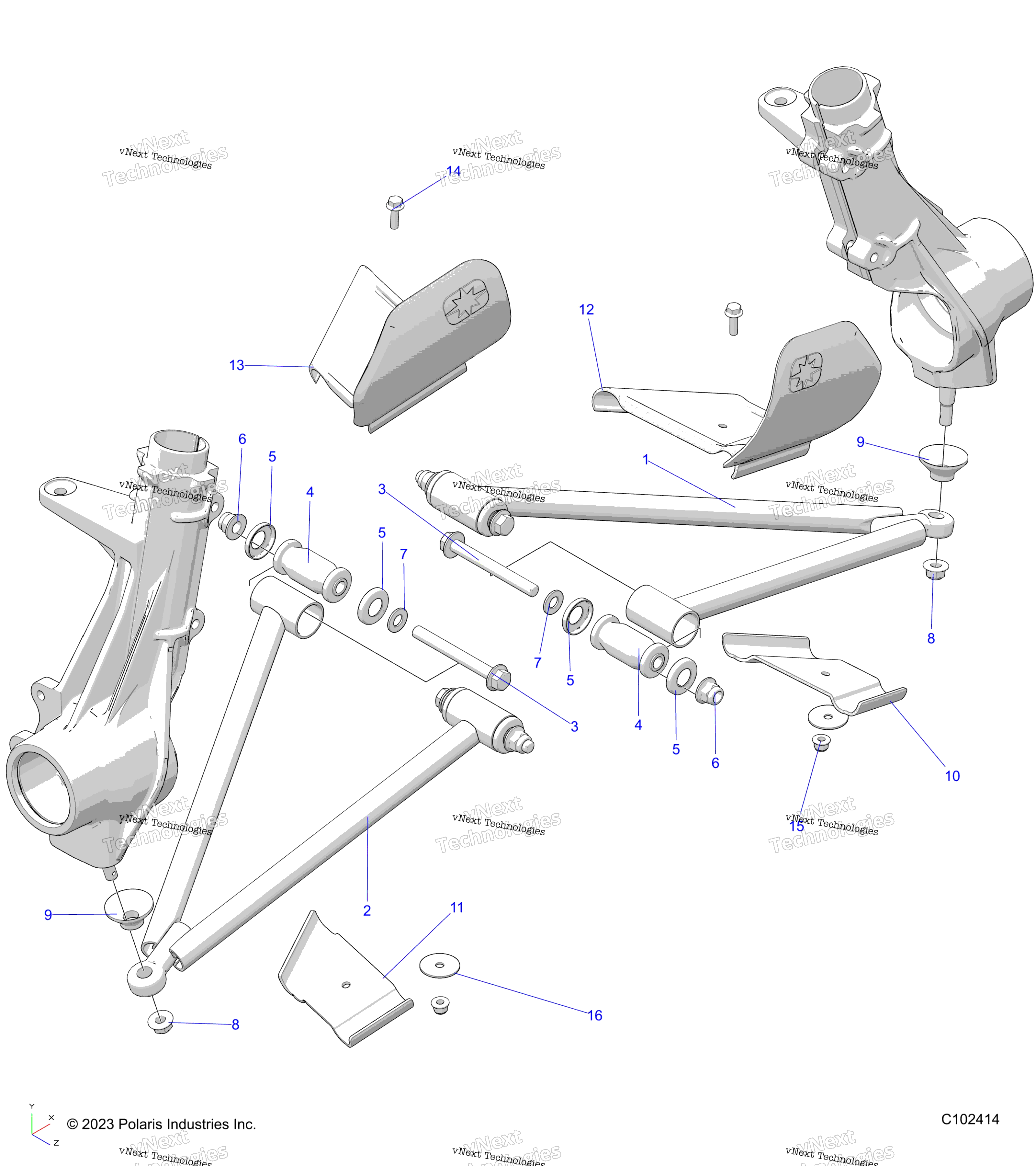 2025 SPORTSMAN 570 EPS (A25SEE57A1/A3/A6/A9/B1/B3/B6/B9)