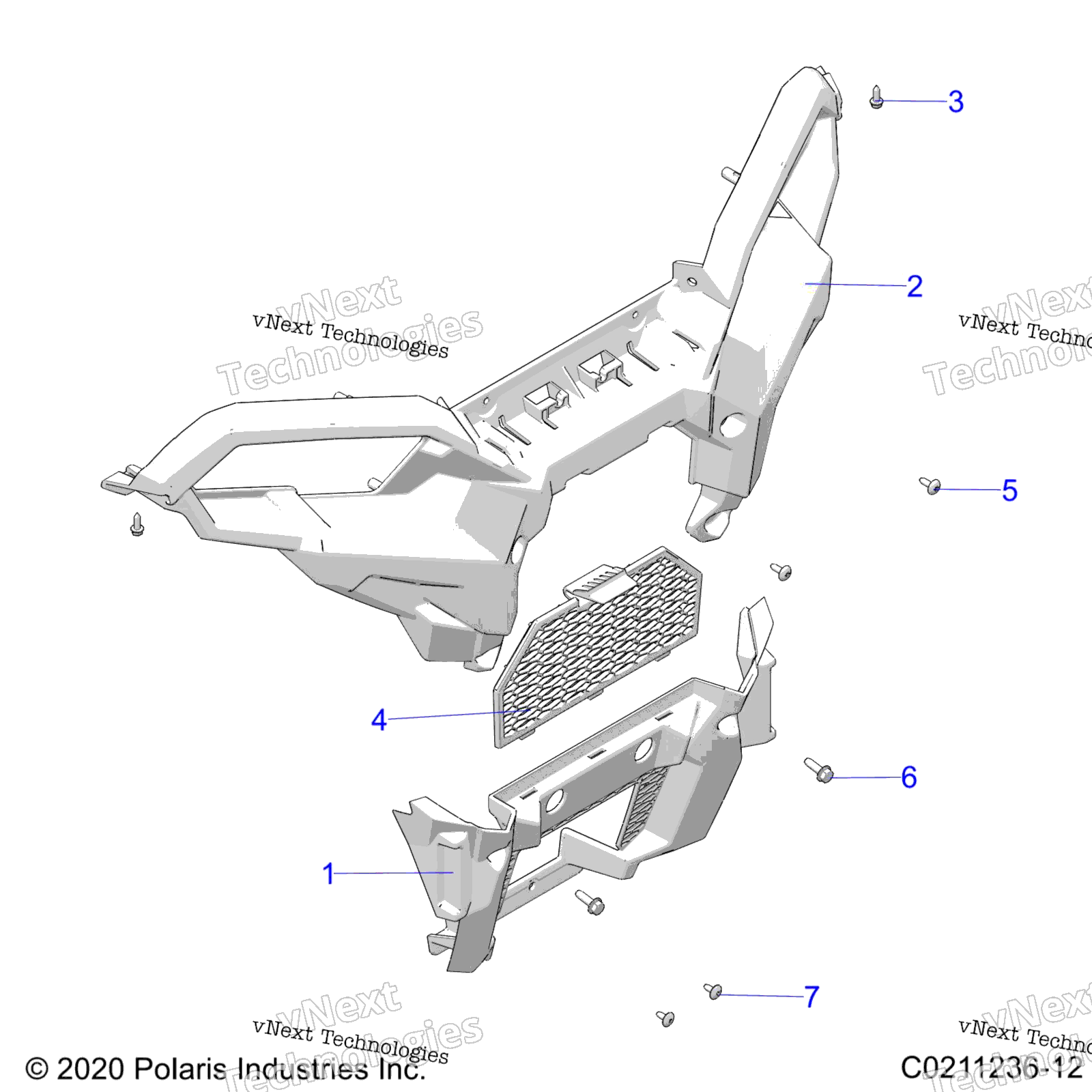 2025 SPORTSMAN 570 UTILITY (A25SEK57A4)