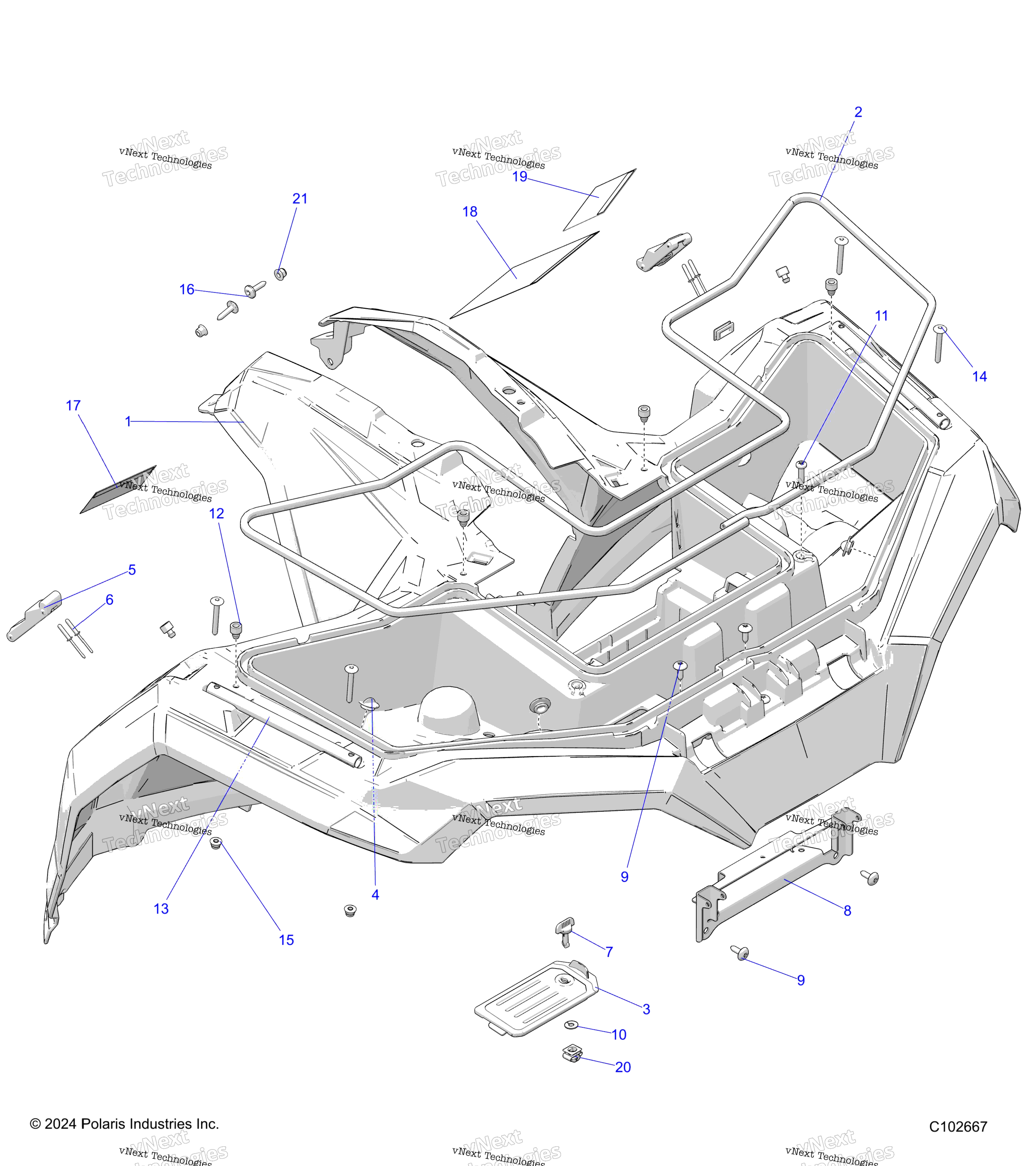 2025 SPORTSMAN TOURING 570 (A25SDZ57AP)