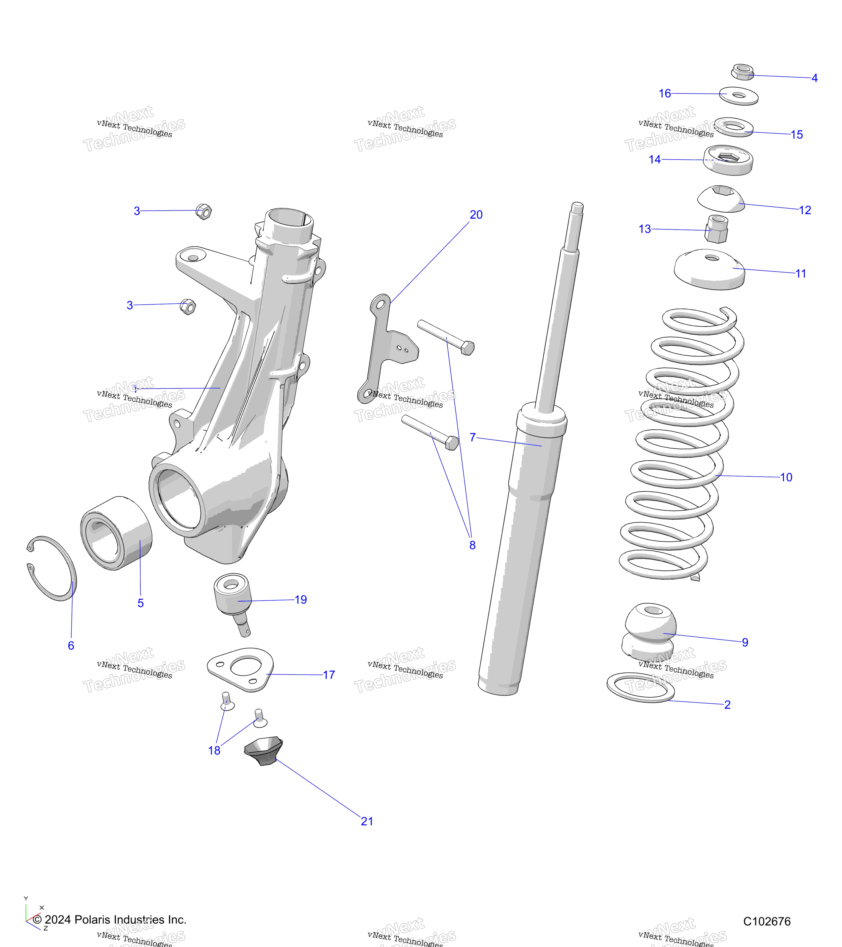 2025 SPORTSMAN TOURING 570 (A25SDZ57AP)