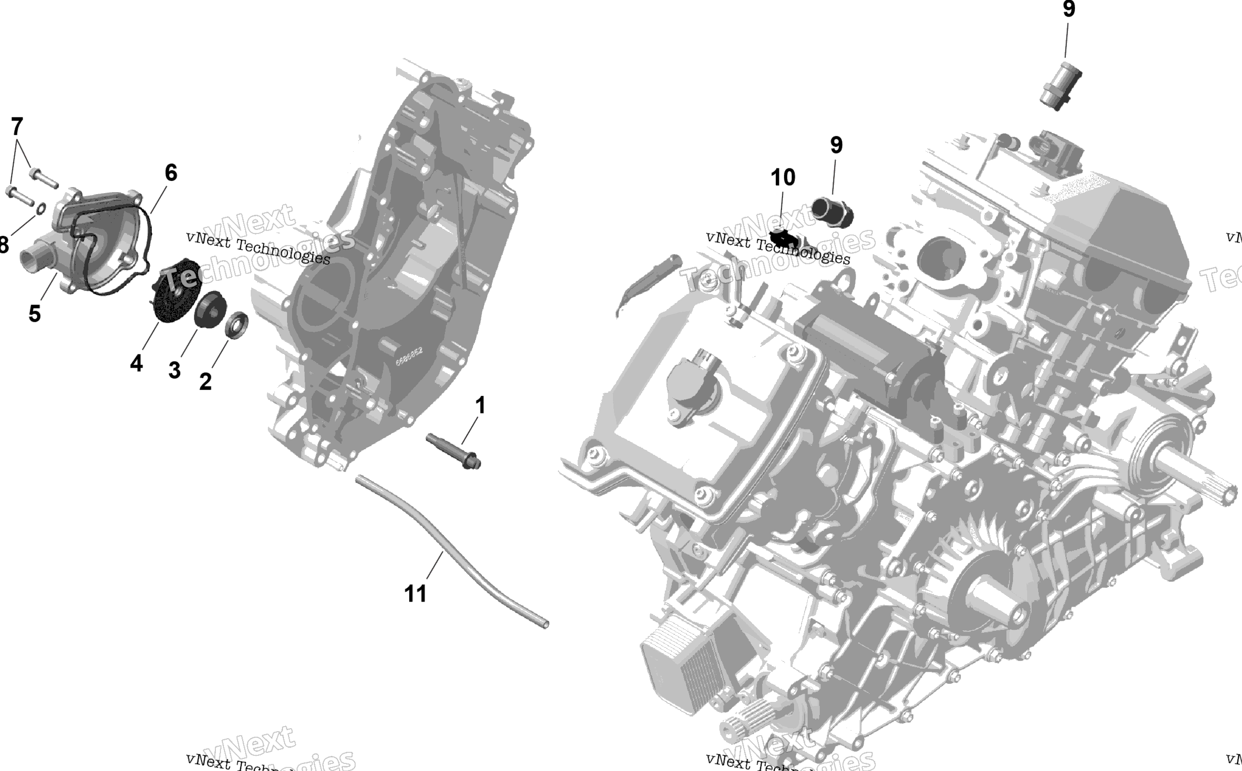 2025 OUT-MAX - 4X4 - XT - 1000R - 4TSA - Platinum Silver Satin