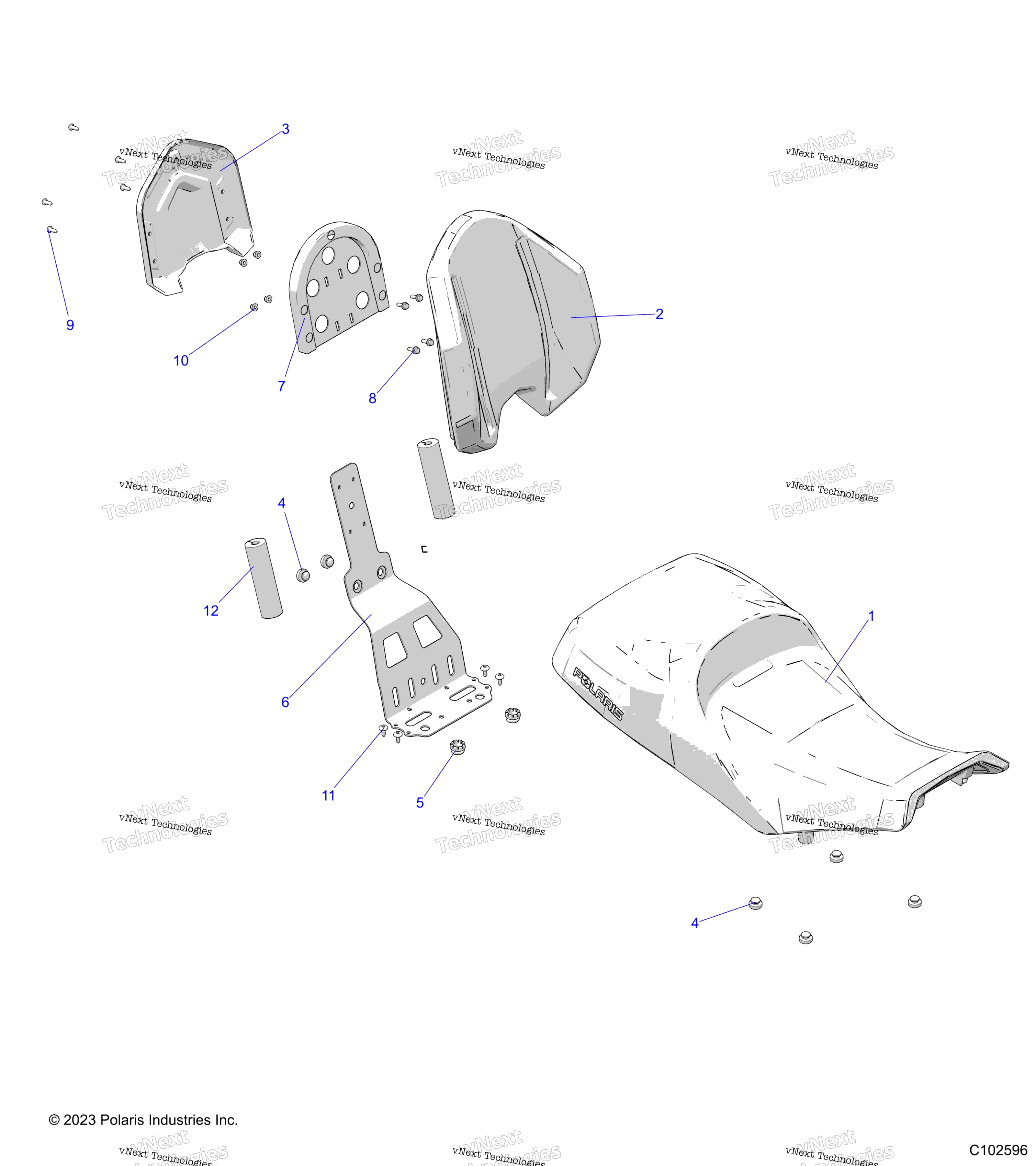 2024 SPORTSMAN TOURING 570 EPS (A24SJE57AX)